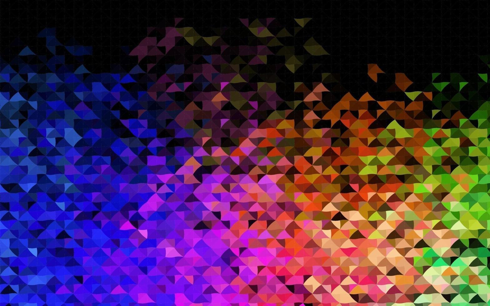 Wallpaper #VWcrC5MBSpphPi3-B9iE261 Dark Multicolor Rainbow Vector Layout with Lines Triangles 12223881