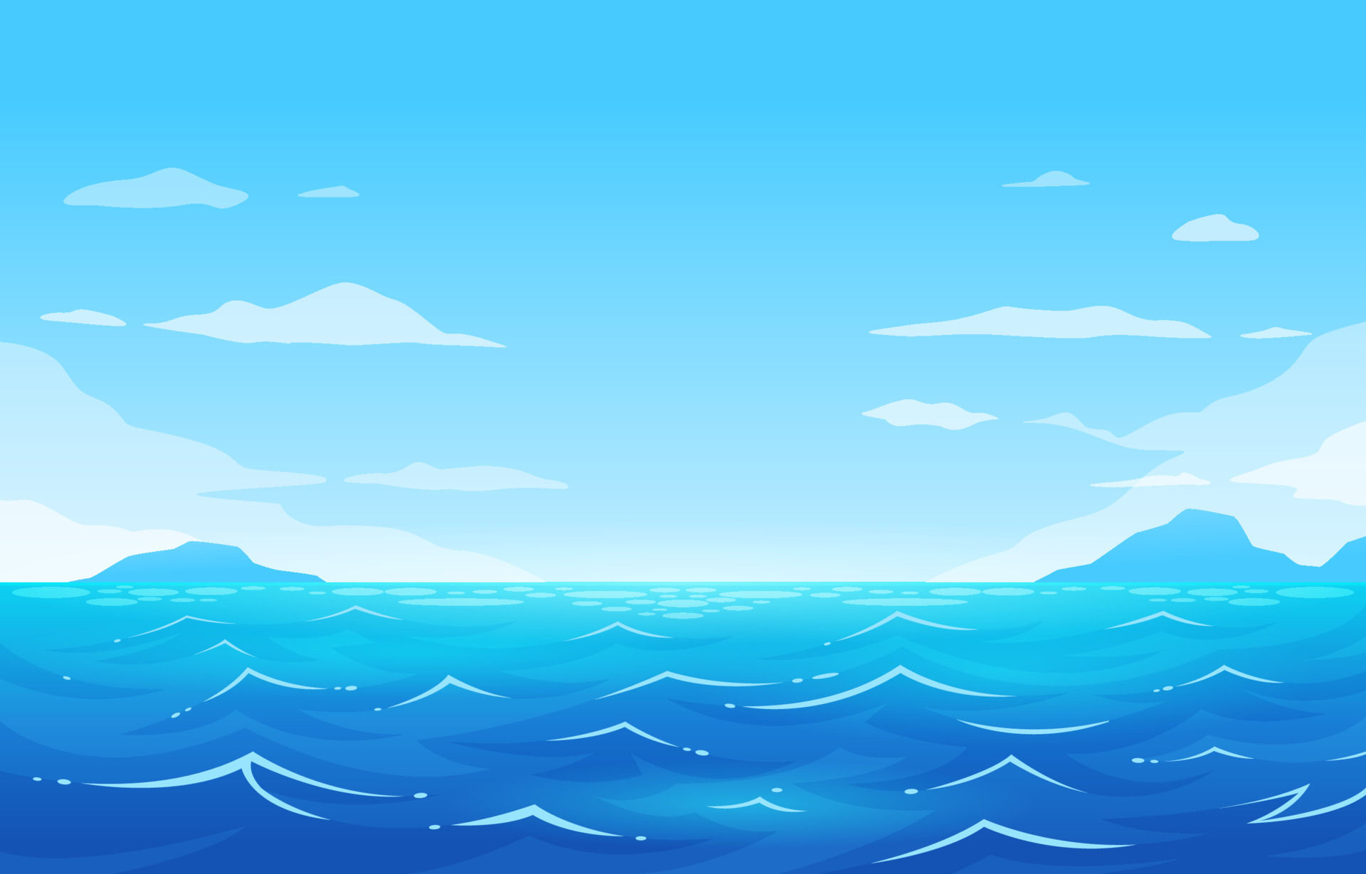 Wallpaper #1mc1CJMBSpphPi3-Ccl722 Ocean Landscape Background 6138996 Vector Art at Vecteezy
