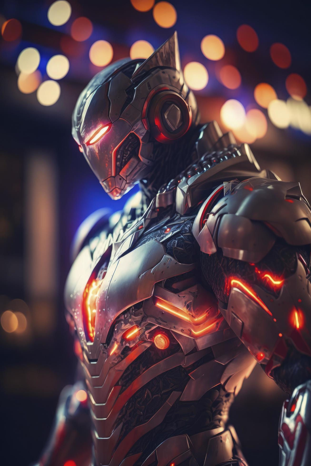 Wallpaper #rGe8EZMBSpphPi3-P_jP48 Very Realistic Detailed Intricate Looking Ultraman Wearing Vibranium