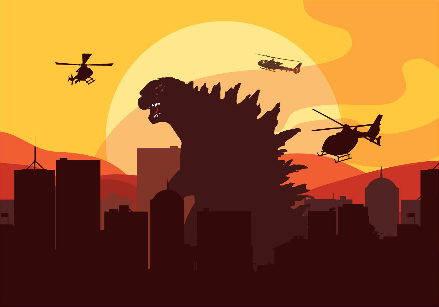 Wallpaper #22f65 Godzilla King of the Monsters Theme for Windows 10 11