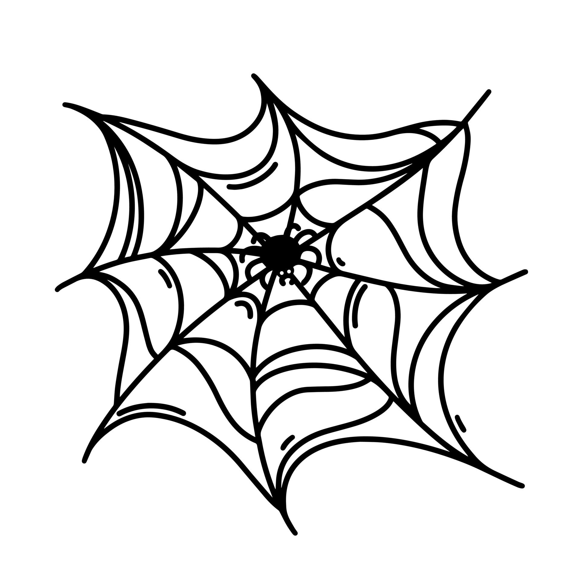 Wallpaper #A-rAVJMBlwTYPL18xwxK268 Arana Girando Un Icono De Vector Web El Aracnido Se Sienta En El