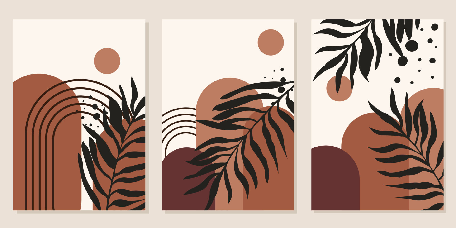 Wallpaper #XR0NLZMBlOZrFDOkqs4j281 Set of Wall Decor Designs Trendy and Minimalist Aesthetic Background