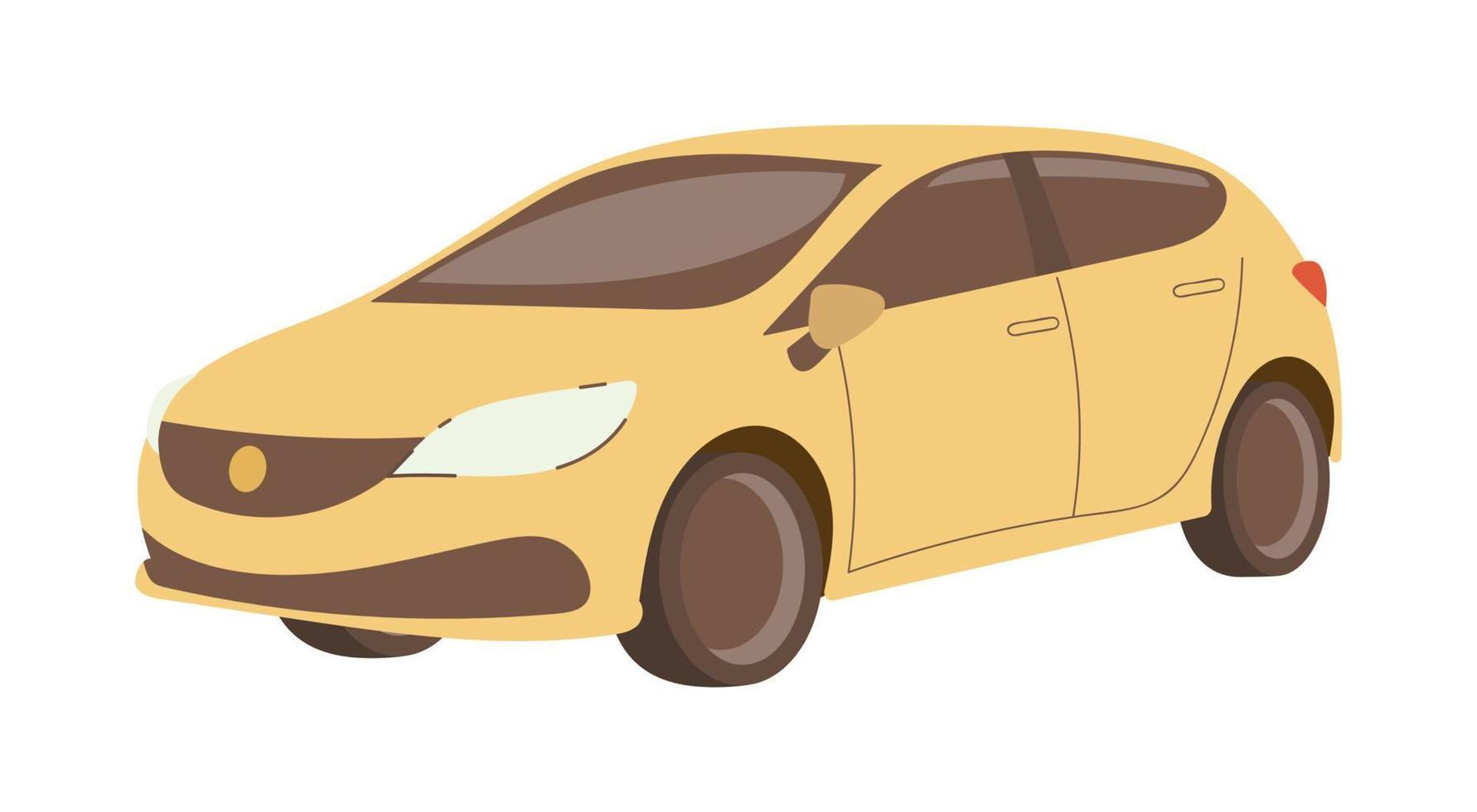 Wallpaper #60421 Yellow Mini Car Cartoon Vector Illustration 1910070 Vector Art at Vecteezy