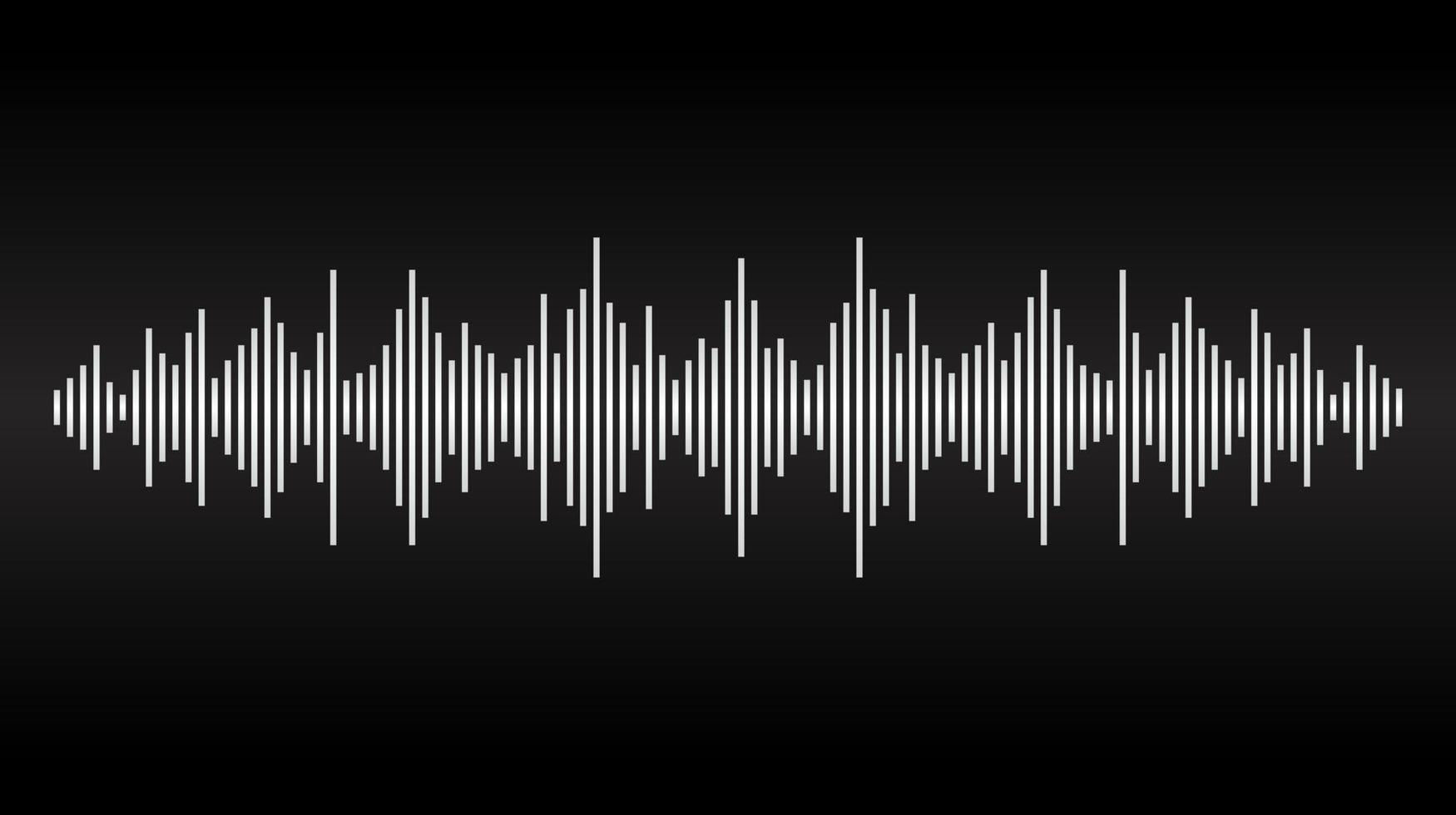 Wallpaper #OWisGZMBSpphPi3-0Bjv431 Sound Wave Equalizer on Black Background Vector Illustration 9269016