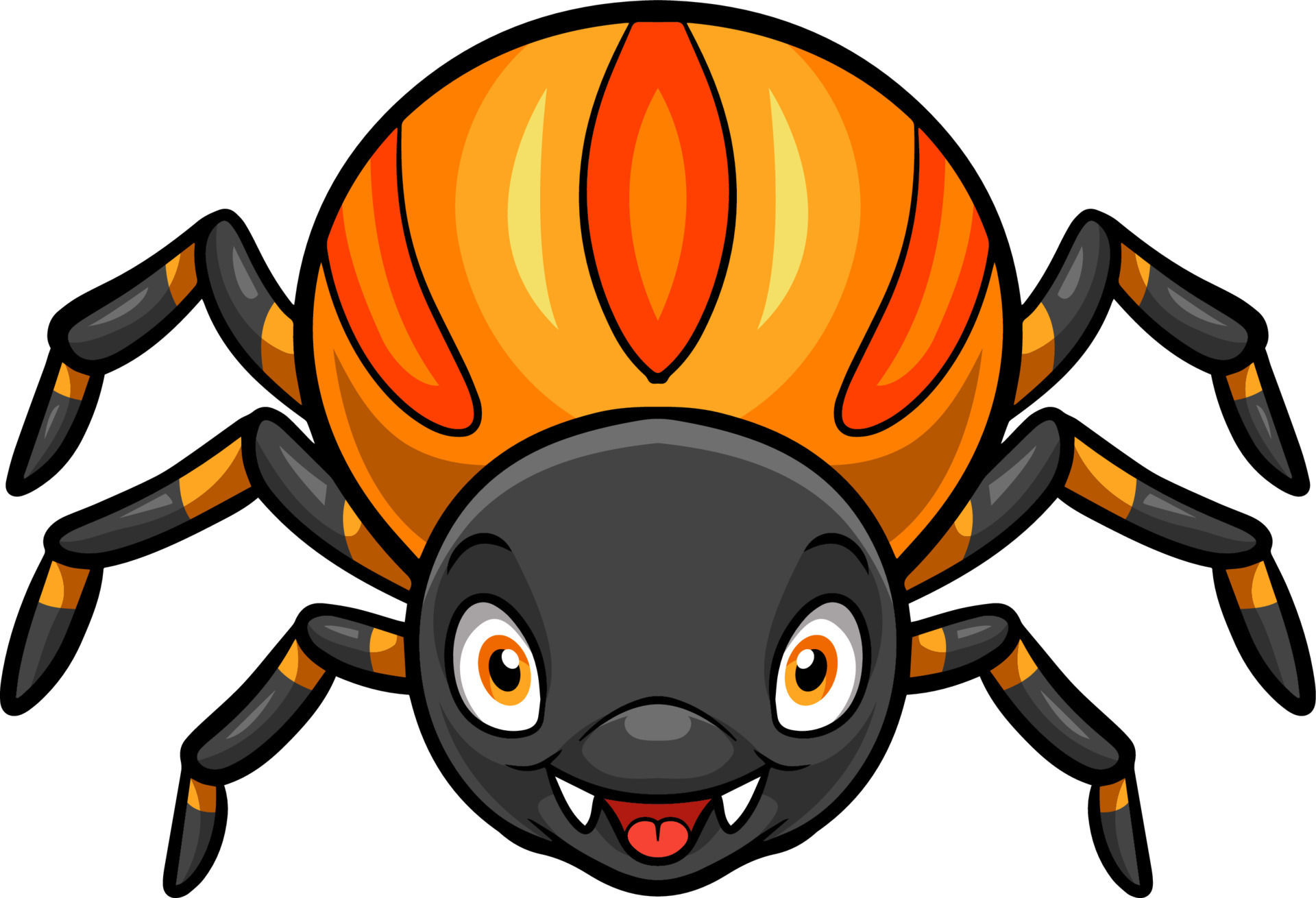 Wallpaper #k_RZOpMBKFX8bn3rE3j0266 Cartoon Cute Spider on White Background 20003466 Vector Art at Vecteezy