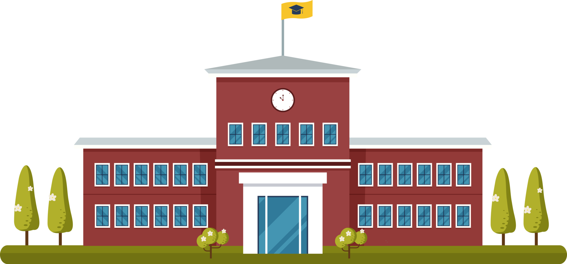 Wallpaper #dmfr65IBSpphPi3-5U-B314 School Building Vector Png