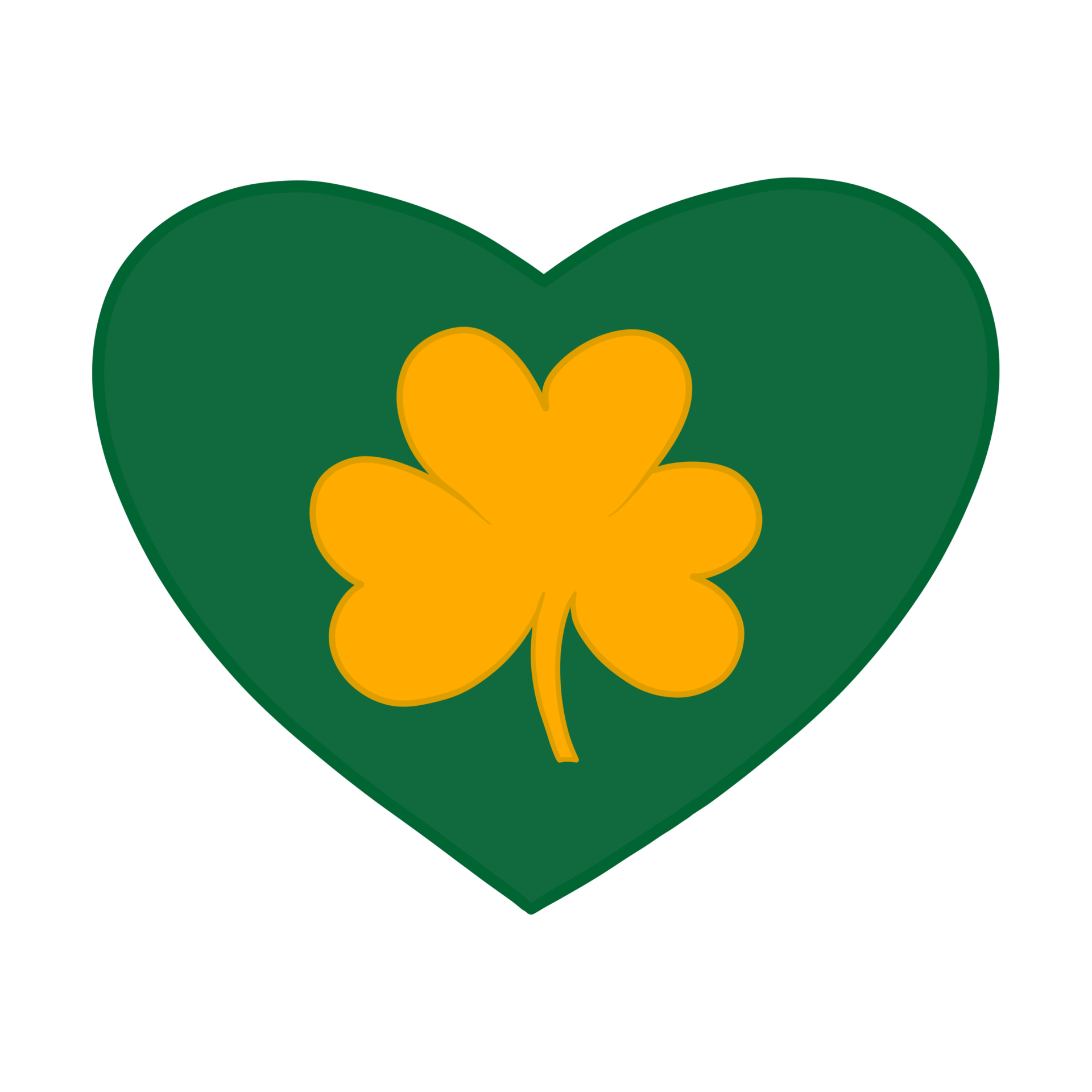 Wallpaper #Tmd395IBSpphPi3-tobx213 Green Three Leaf Clover Heart 16658113 Png