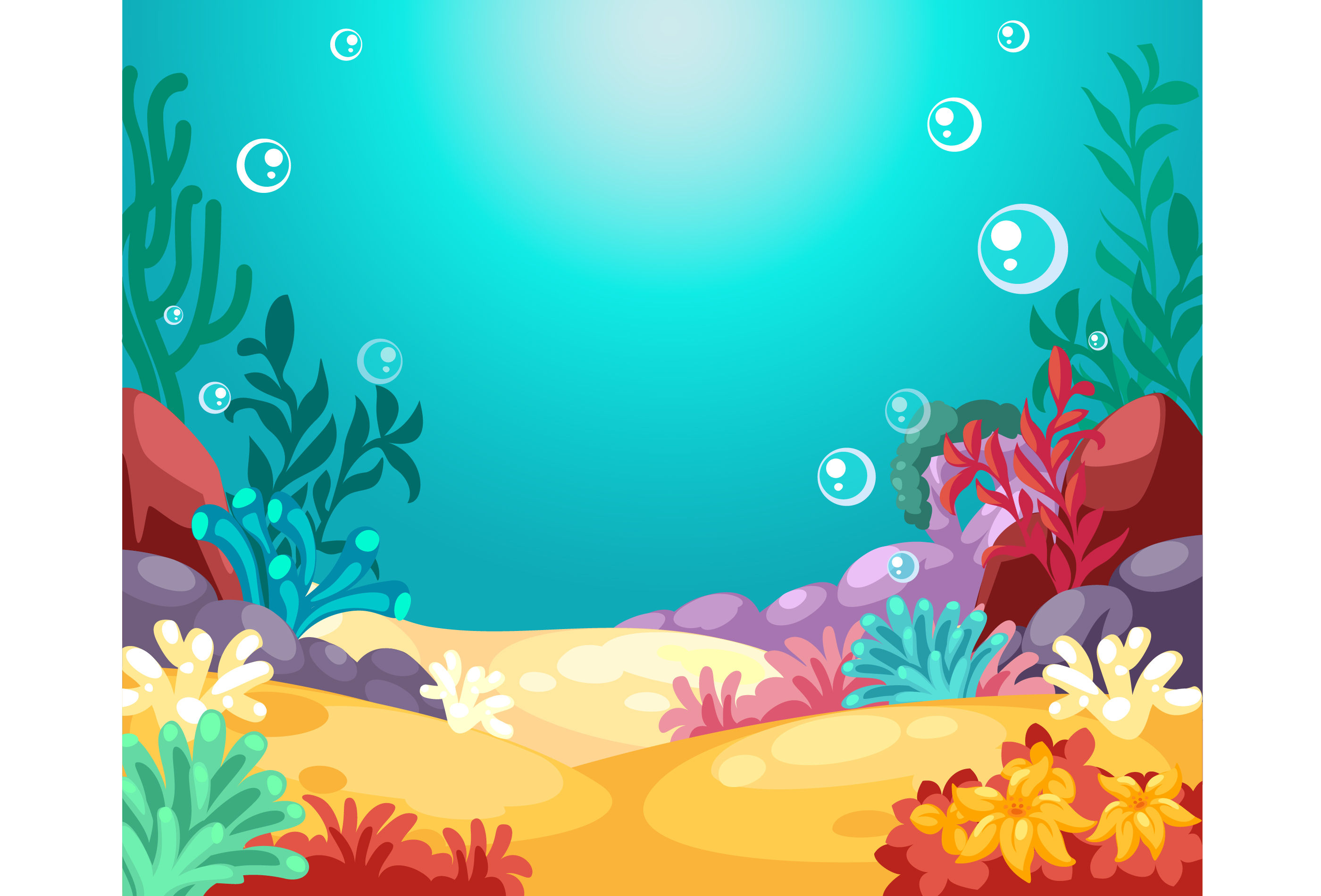 Wallpaper #1mc1CJMBSpphPi3-Ccl7274 Ilustracion De Vector De Fondo Submarino Hermoso 534451 Vector En Vecteezy
