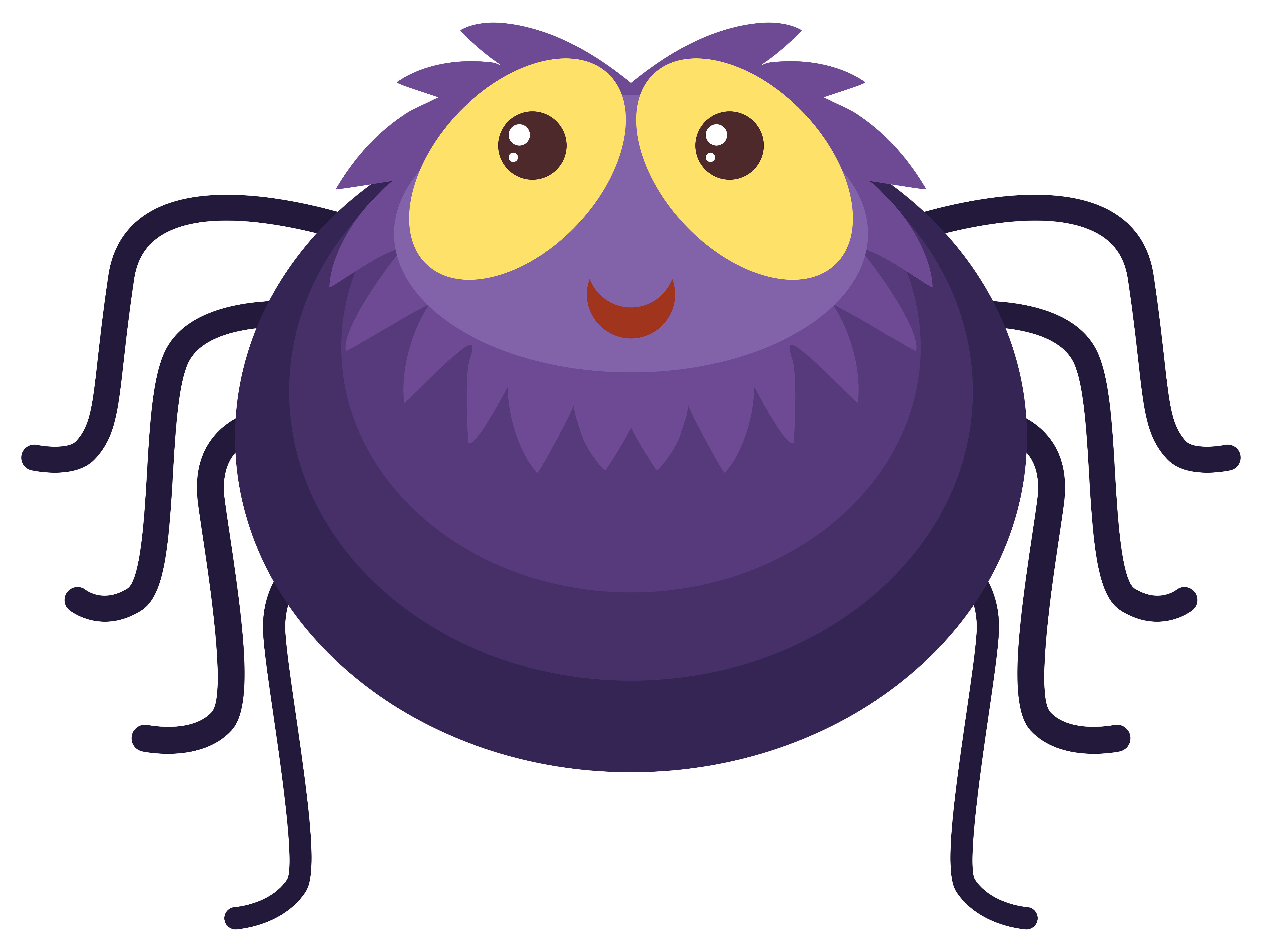 Wallpaper #k_RZOpMBKFX8bn3rE3j059 Purple Spider with Happy Face 297353 Vector Art at Vecteezy