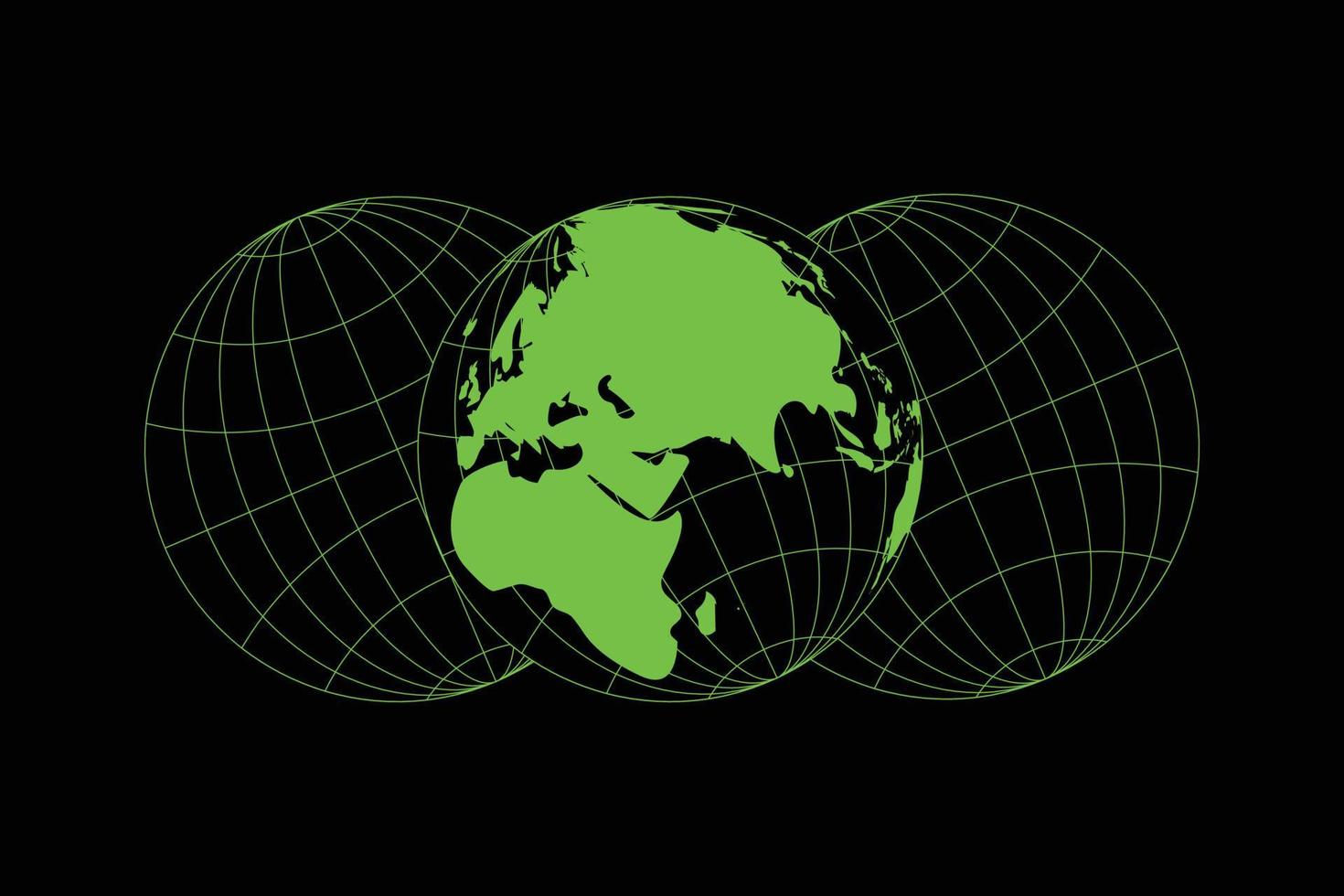 Wallpaper #BGcT6pIBSpphPi3-TUVE230 Green Earth Globe in Retro Futuristic Style 20562080 Vector Art at Vecteezy