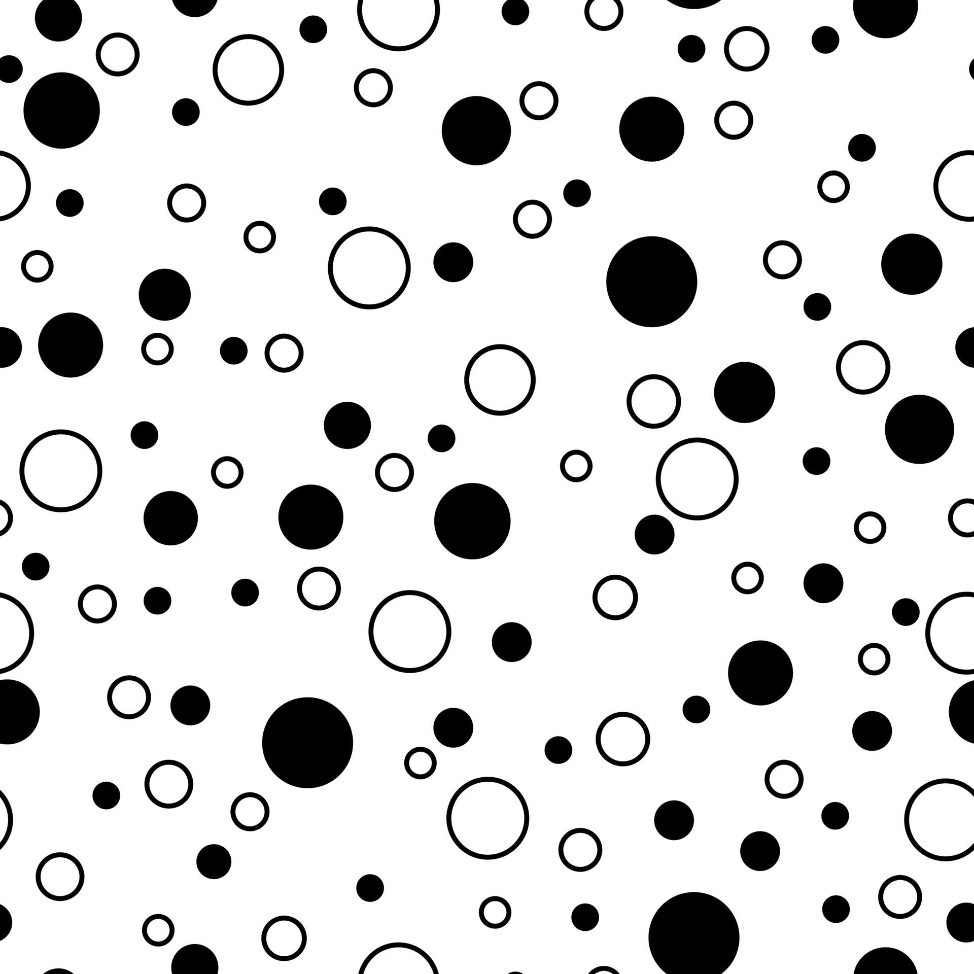 Wallpaper 3be88 Black and White Bubbles Texture Background with Seamless Pattern Vector HD Wallpaper 3be88