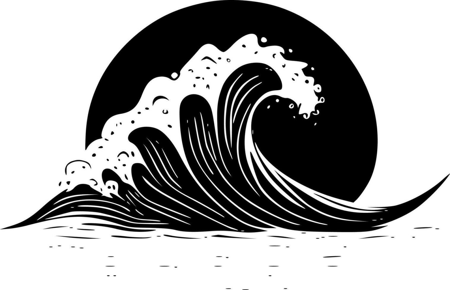 Wallpaper #YmcfCZMBSpphPi3-Vc48114 Wave Minimalist and Simple Silhouette Vector Illustration 24164444