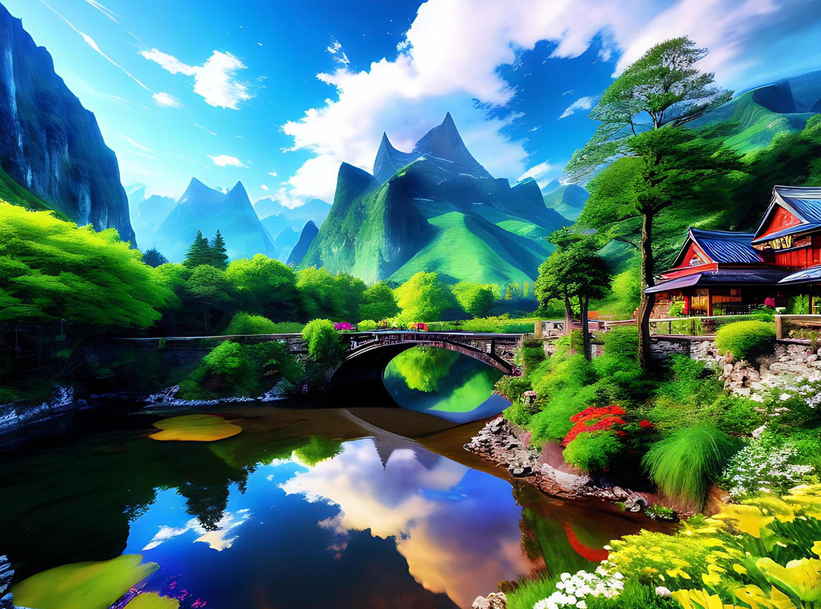 Wallpaper #qWenD5MBSpphPi3-BO9x87 3D Computer Wallpapers Nature