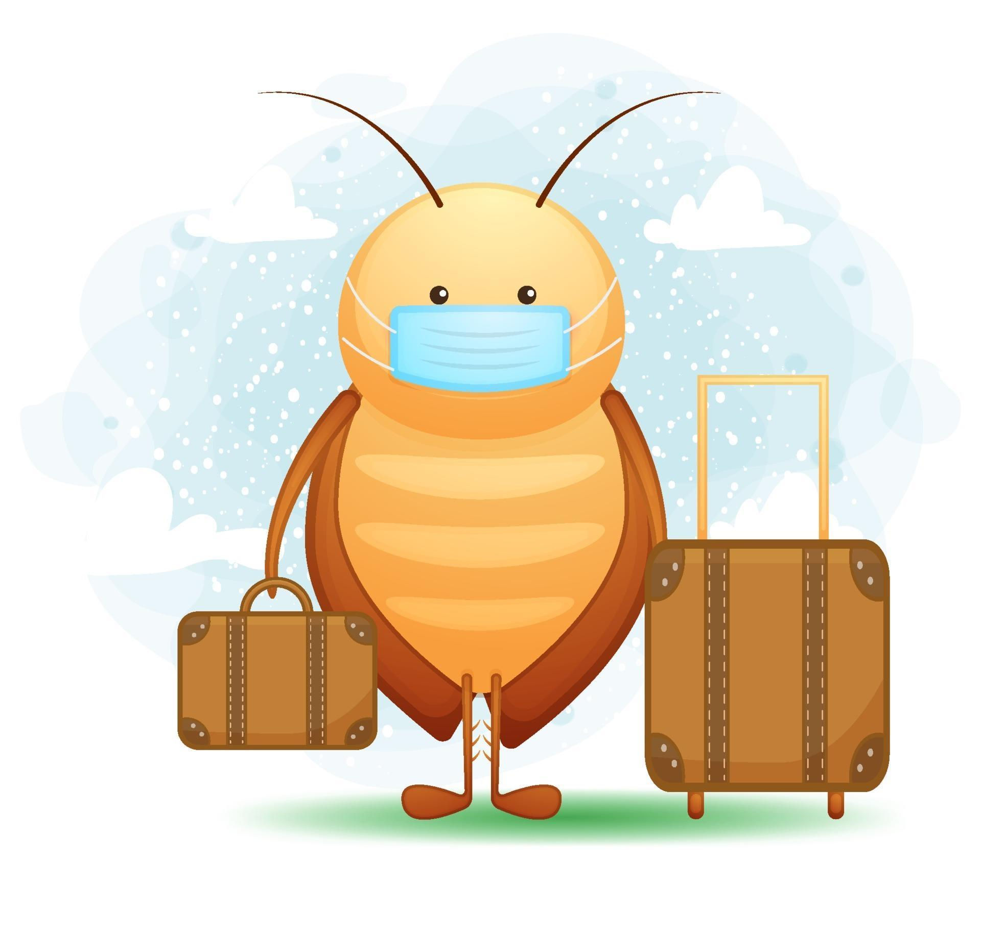 Wallpaper #SWdXCpMBSpphPi3-q9Qk126 Cute Cockroach Go Home Cartoon Character 2256789 Vector Art at Vecteezy