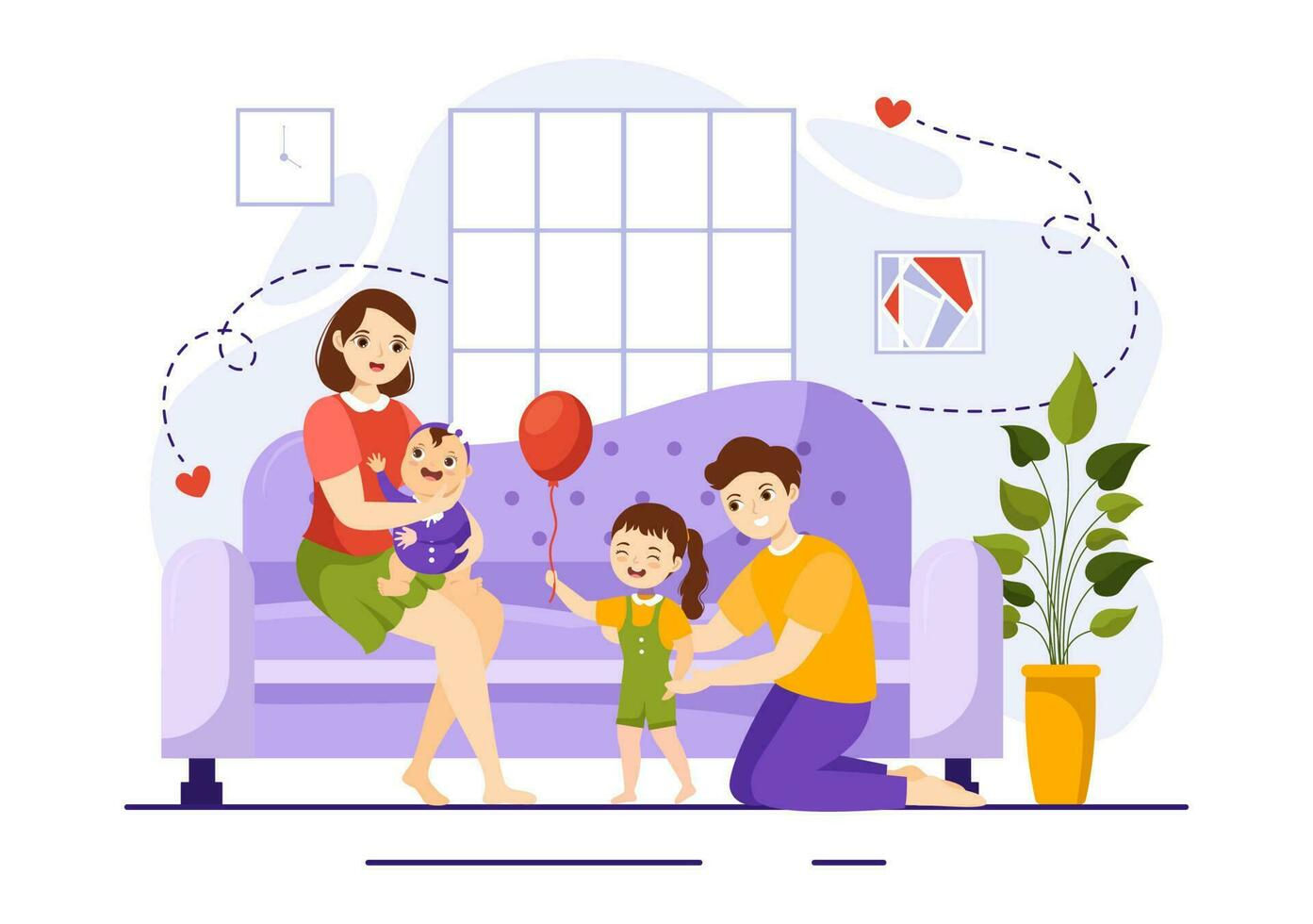 Wallpaper #PhqQTZMB1yWOL4qgdnzv256 Family Values Vector Illustration of Mother Father and Kids by Side