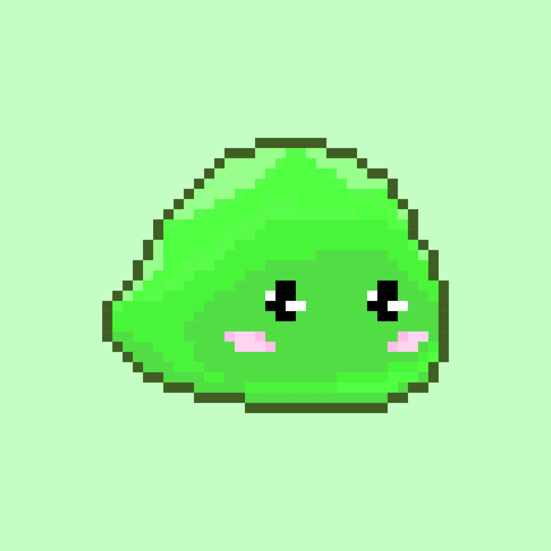 Wallpaper #D1YuepcBsd6xcFiEk9wE197 Pixel Art Style 18 Bit Cute Green Slime Vector 11185422 Vector Art at