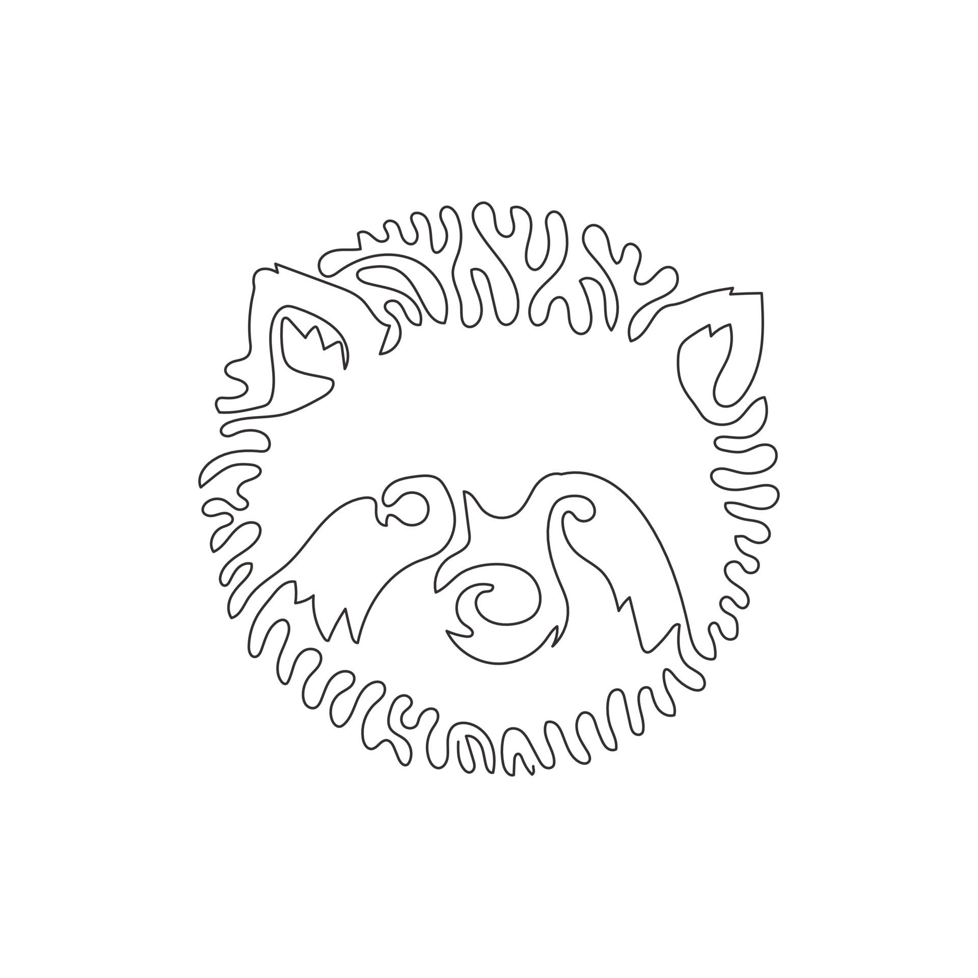 Wallpaper #NL0NpJcBxtB1RJ-K4LkL77 Raccoon Abstract Art
