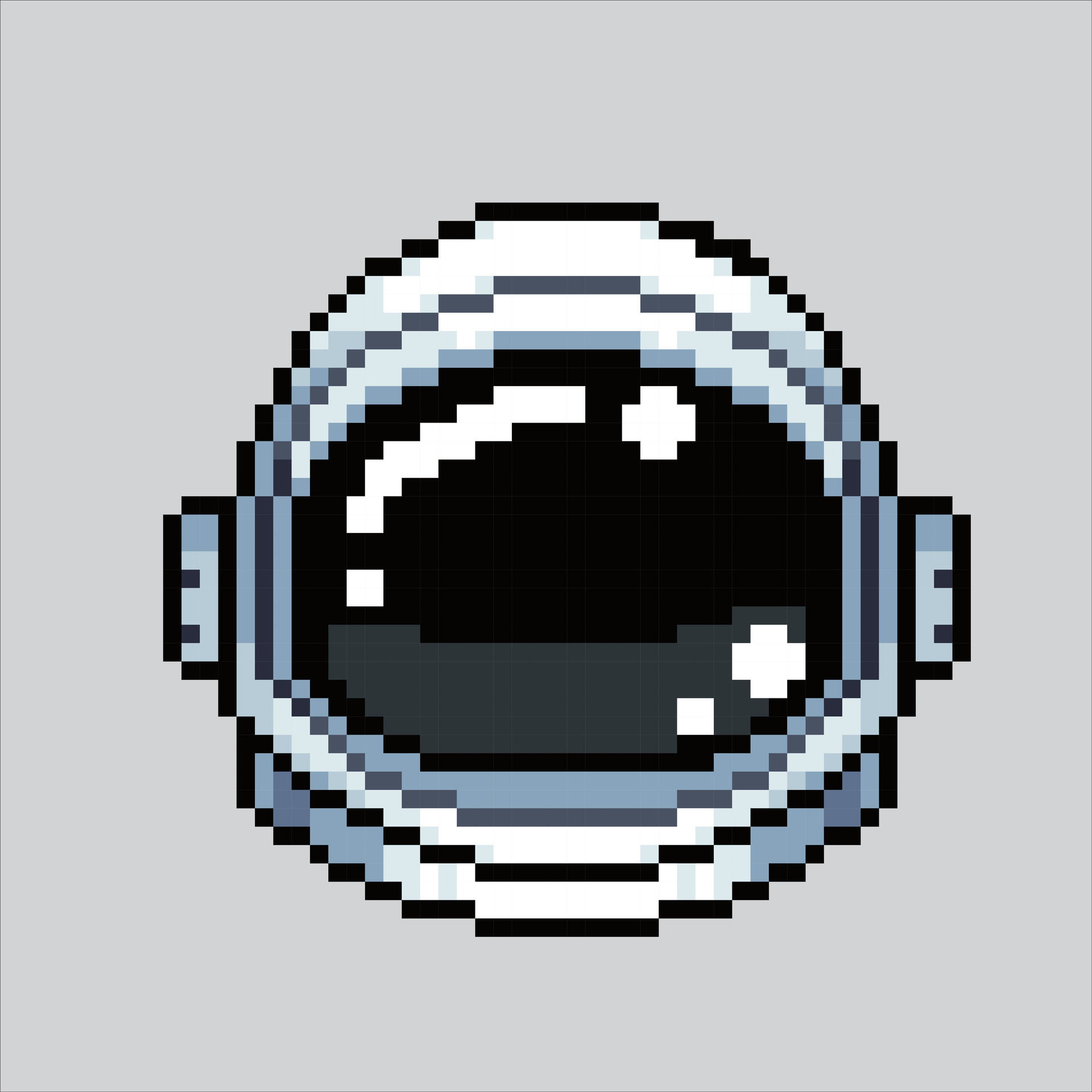 Wallpaper #YjGbNZMB5zzyi_yY1Fda15 Pixel Art Illustration Astronaut Helmet Pixelated Astronaut Astronaut