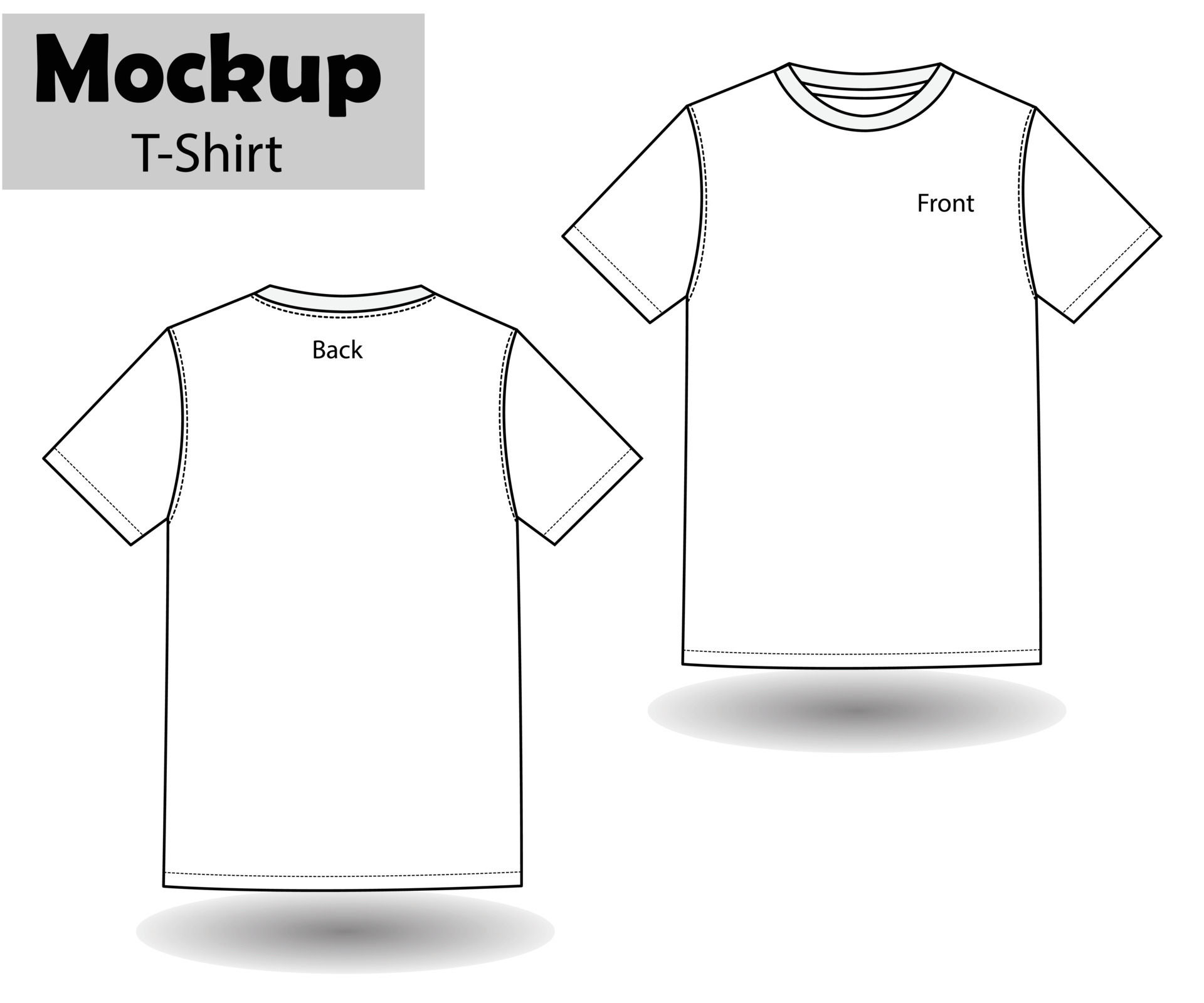 Wallpaper #32cEEpMBSpphPi3-Ovmk208 Set of Mens White and Black T Shirt Front and Back View Realistic Mock