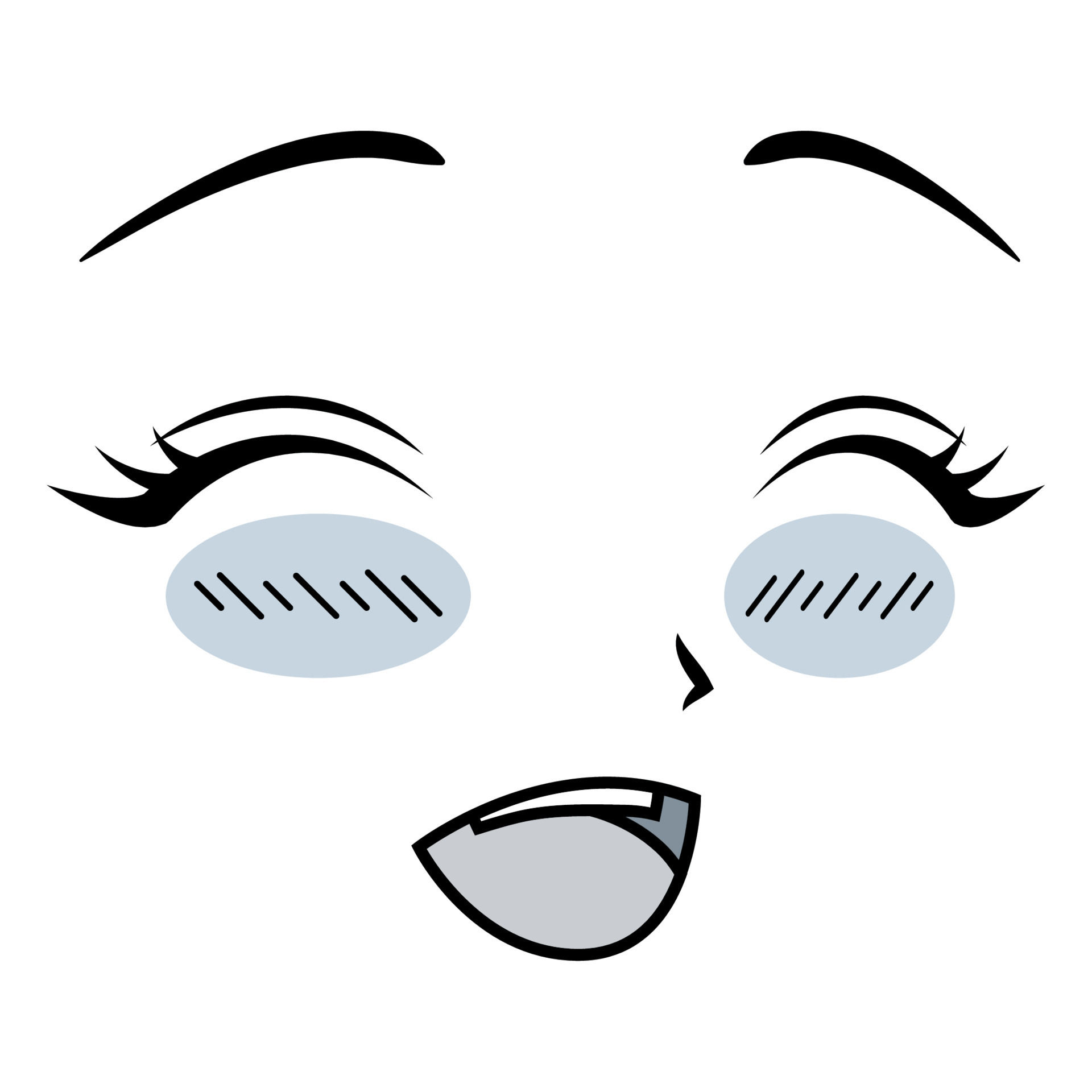 Wallpaper #1WfB-JIBSpphPi3-ior0144 Anime Girl Face Template