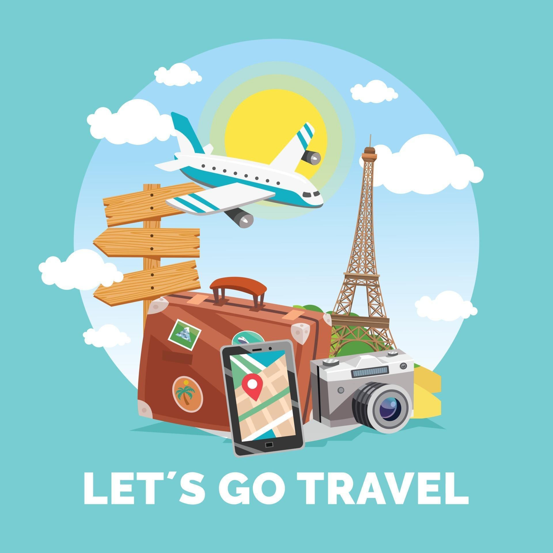 Wallpaper #5_8FapMB3lSXT3zUC-WN78 Travelling Vacation Design Illustration with Cartoon Style 2962894