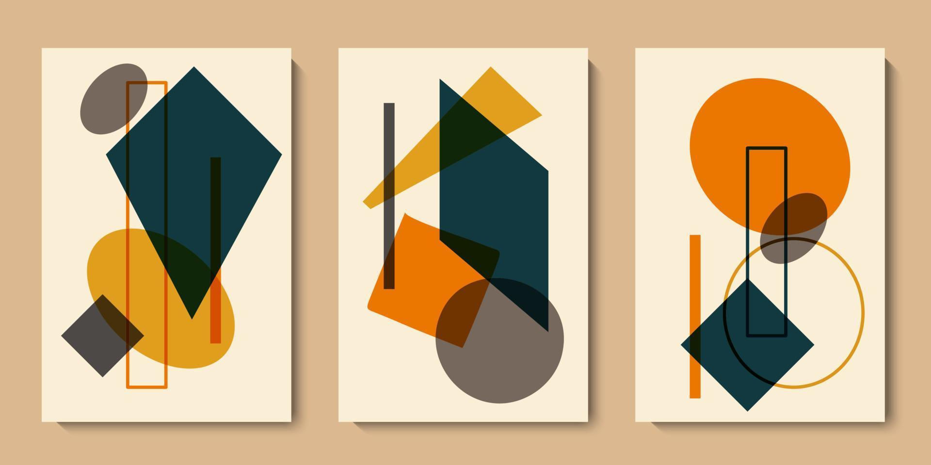 Wallpaper #jmiMFZMBSpphPi3-4wjh138 Coleccion De Arte De Pared De Geometria Abstracta Juego De Cartas