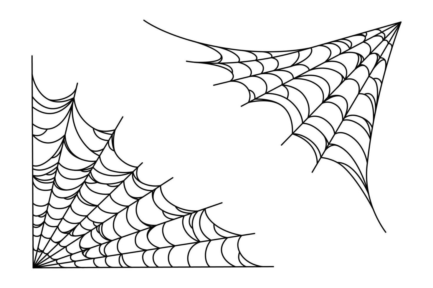 Wallpaper #V4v_dpcBcm9NJah-YnkY5 Spider Web Frame for Halloween Designs Spiderweb Corners Isolated in