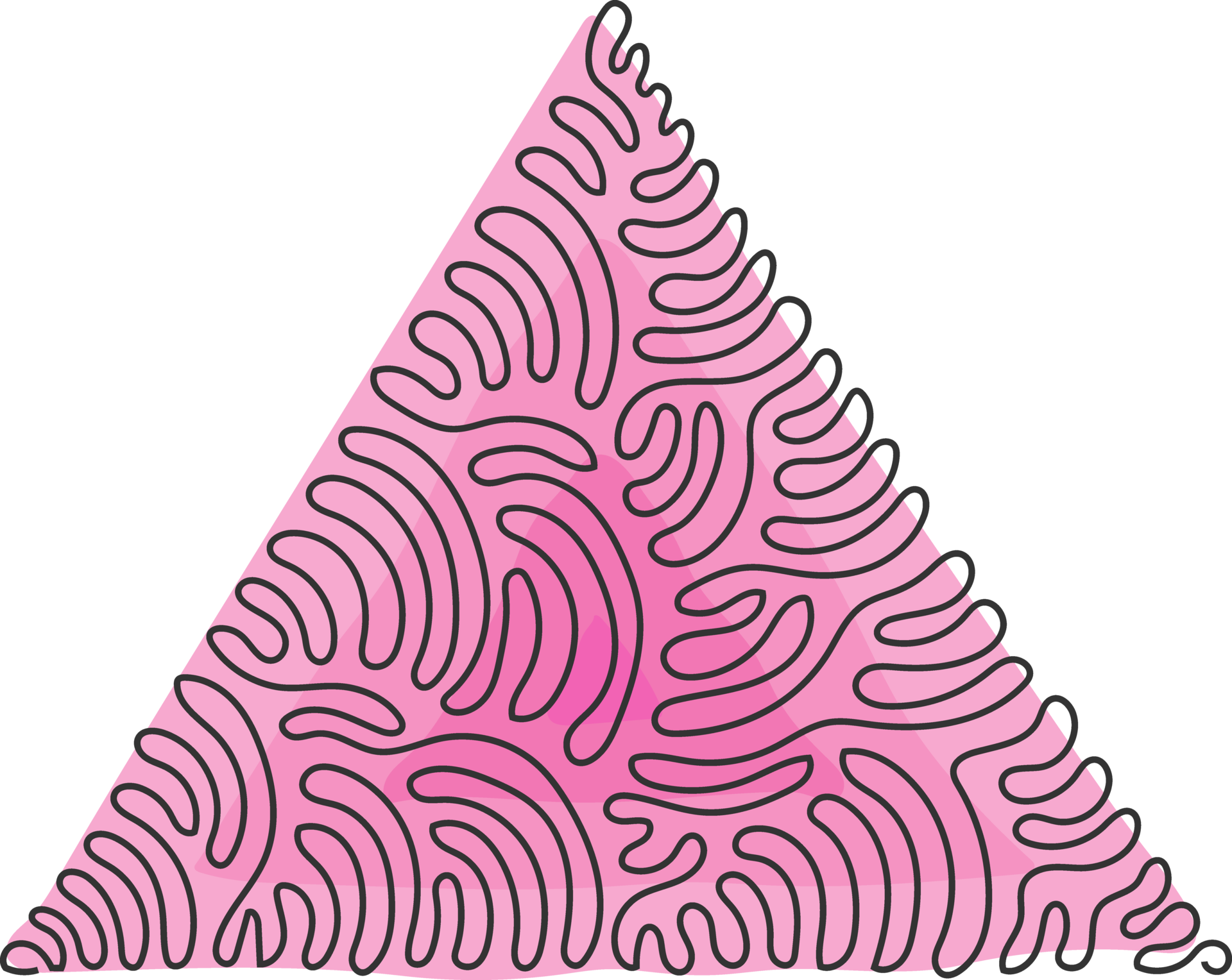 Wallpaper #G2f0-ZIBSpphPi3-oo8n63 Single One Line Drawing Triangle Icon on Flat Style Triangle Icon for
