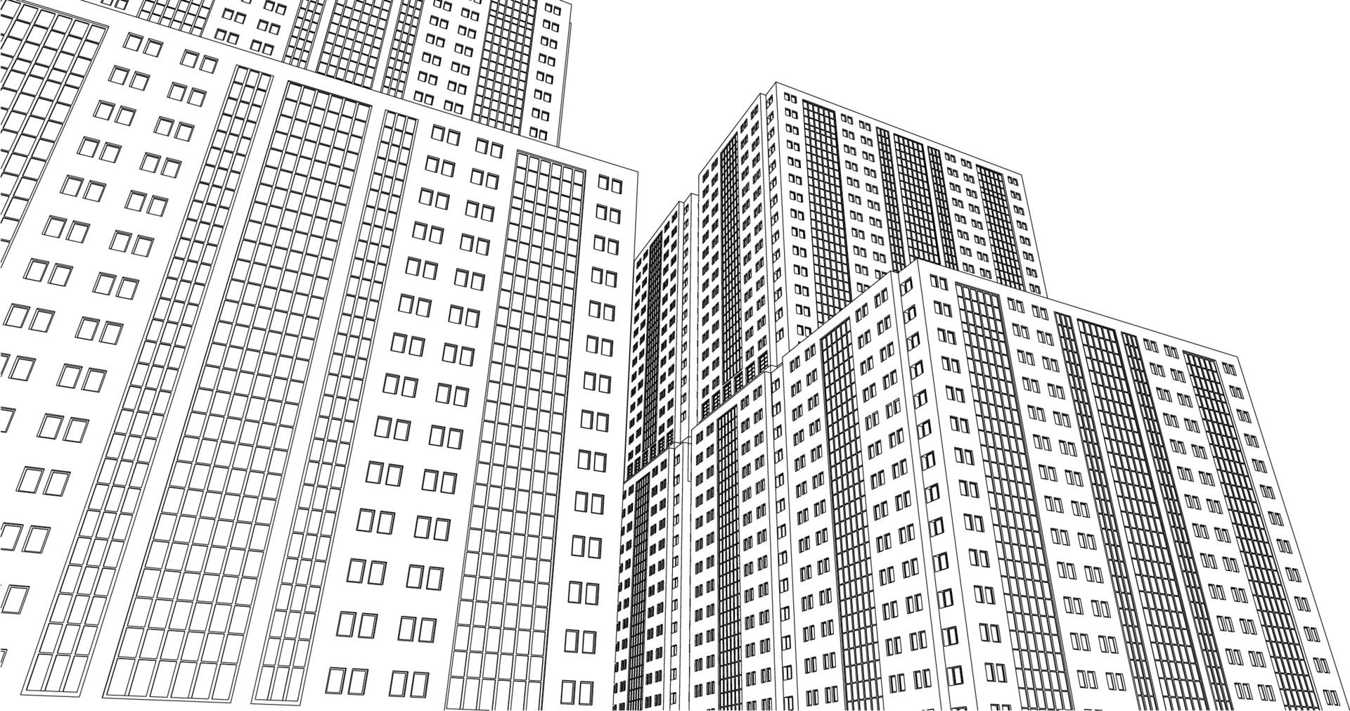 Wallpaper #dmfr65IBSpphPi3-5U-B65 Architecture Background with High Rise Building Drawing Line 4966452