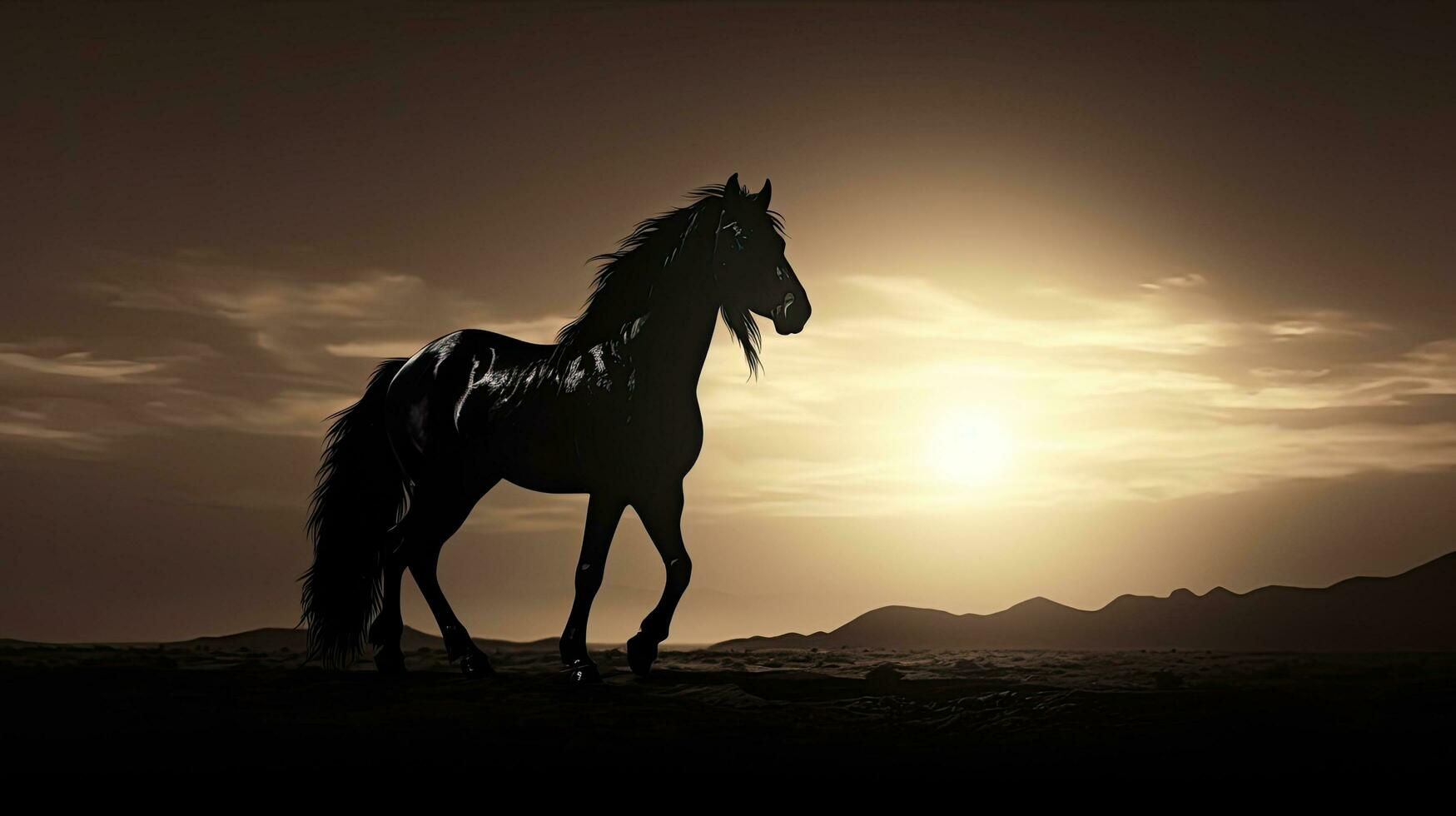 Wallpaper #-x2ULJMBlOZrFDOkz8qk282 Black Arabian Horses Wallpaper
