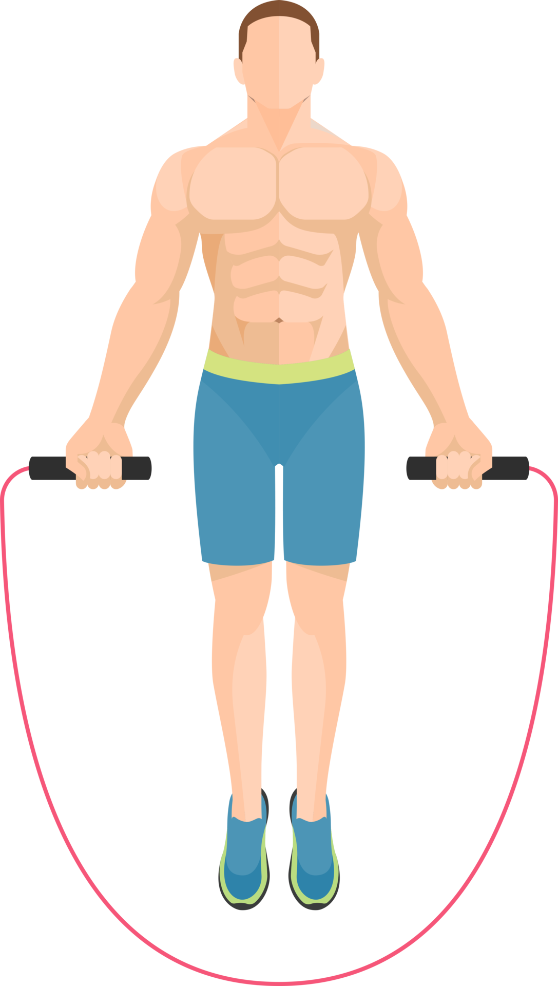 Wallpaper #vQMhY5MBpyOg8YnExNQw293 Man Jumping Rope Exercise 19049689 Png