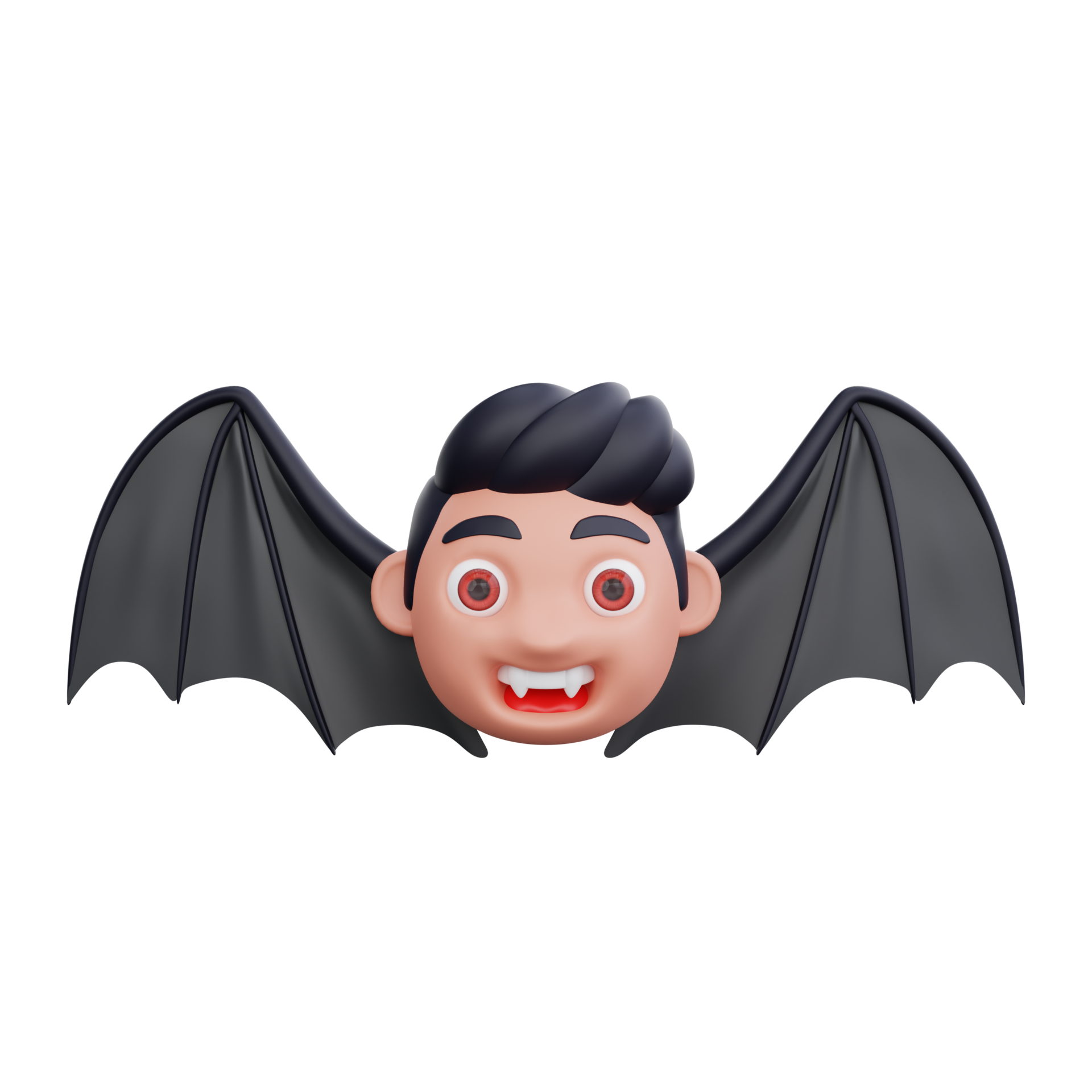 Wallpaper #r3KDMpMBX2lk1u3ogFrF82 3D Cute Vampire Bat Halloween Design 29436167 Png