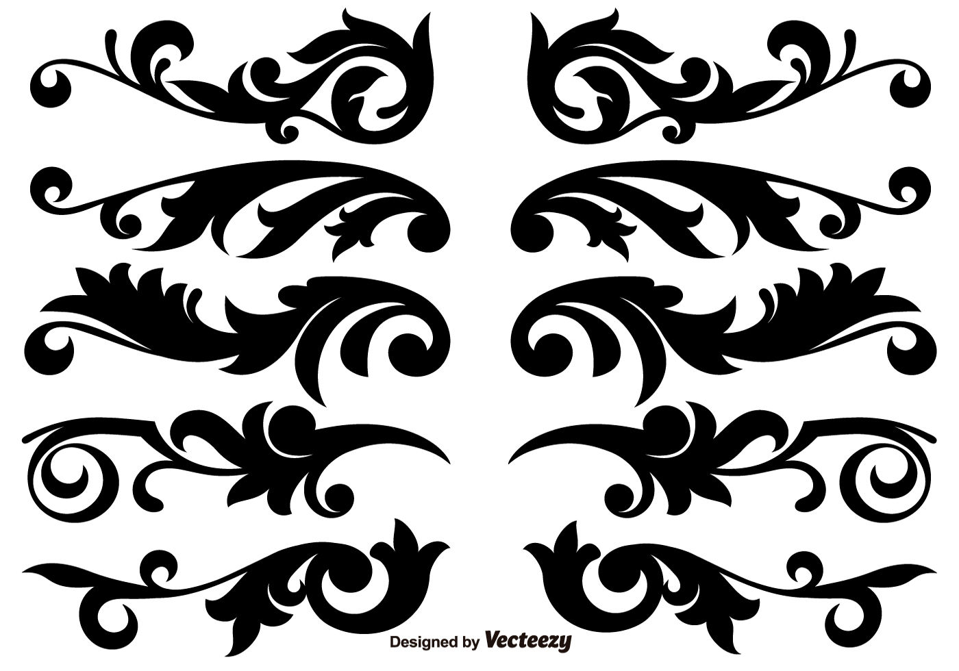 Wallpaper #_wM6Y5MBpyOg8YnEo9Sb330 Scroll Works Design Ornamental Decorative Vector Elements Download