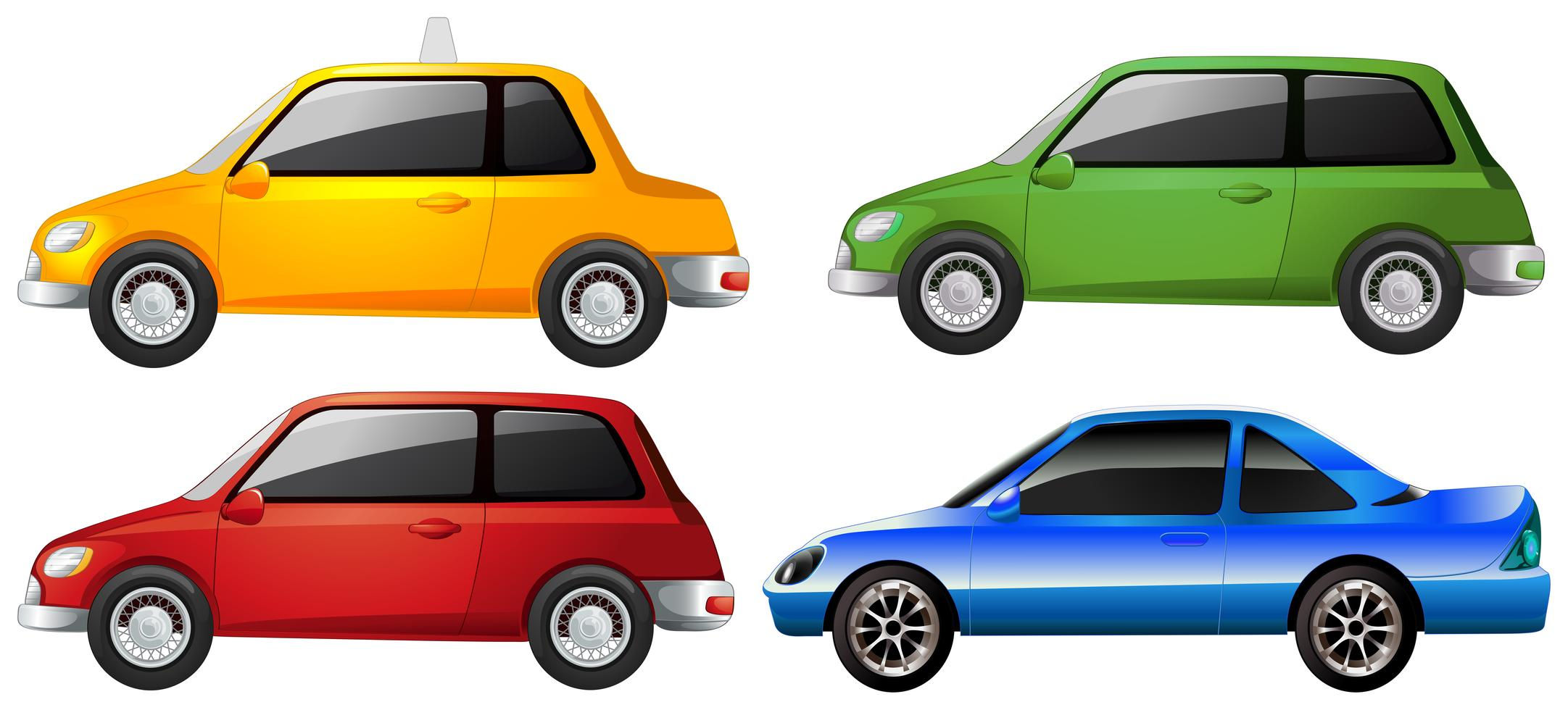 Wallpaper #60421 Yellow Mini Car Cartoon Vector Illustration 1910070 Vector Art at Vecteezy