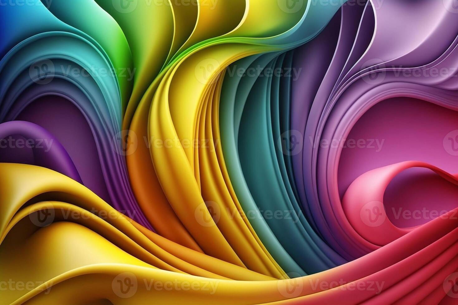 Wallpaper #A23NaZcBycdYOYFT2nGj70 Abstract Rainbow Waves on Satin Background 24263253 Stock Photo at