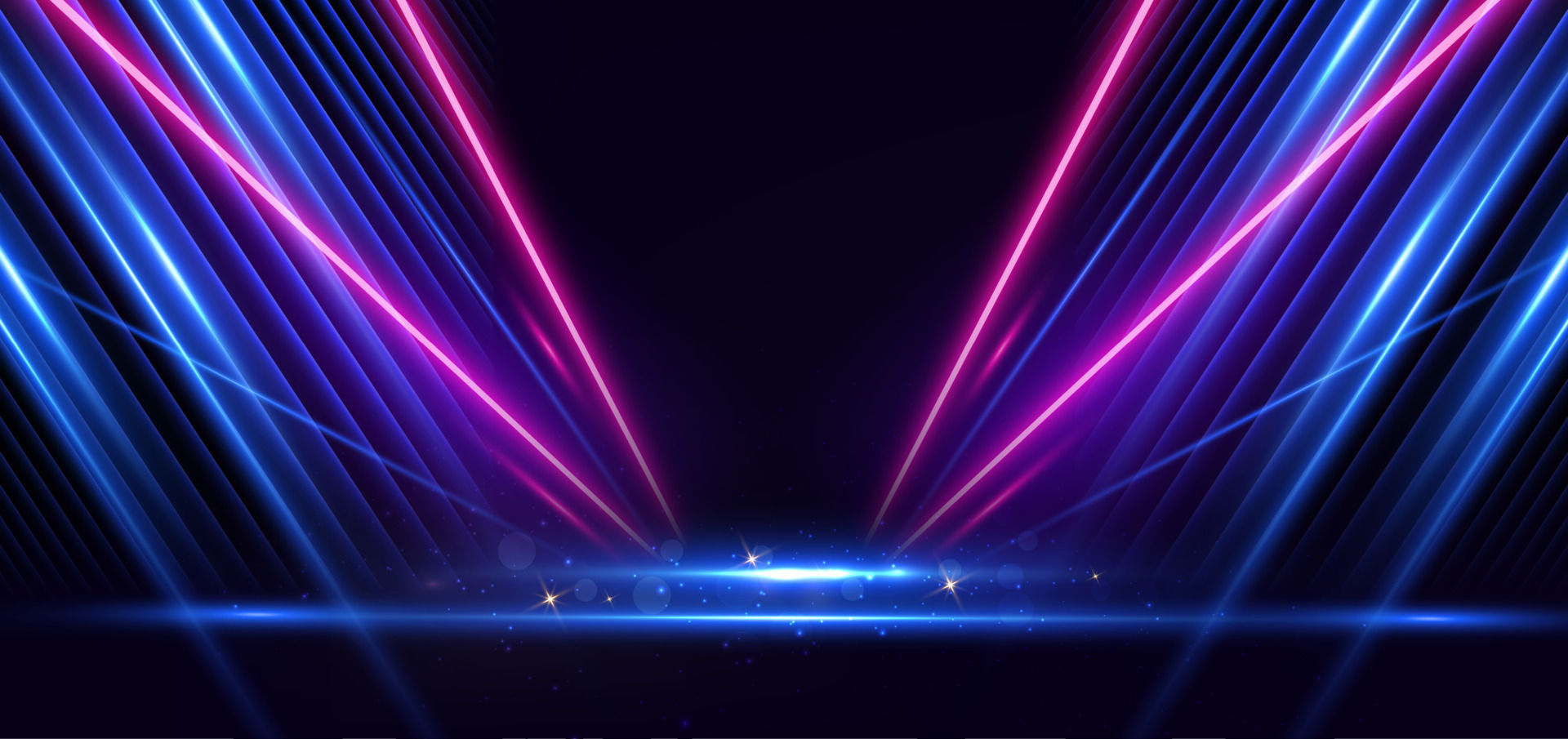 Wallpaper #nmgkGZMBSpphPi3-wBWK275 Abstract Elegant Dark Blue Background with Blue and Pink Neon Line and
