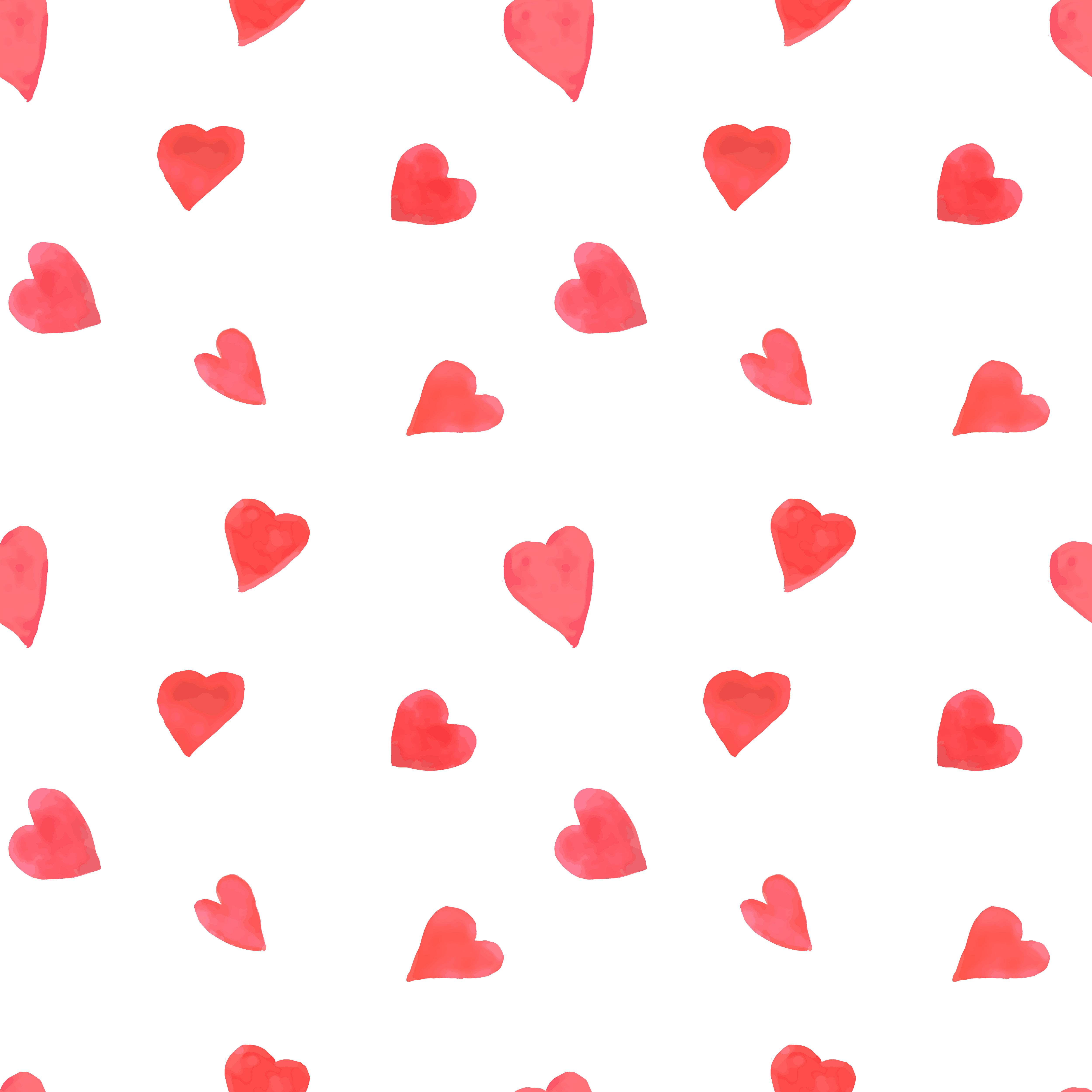 Wallpaper #12eRAJMBSpphPi3-GKYv29 Watercolor Hearts Seamless Pattern Repeating Valentines Day Background