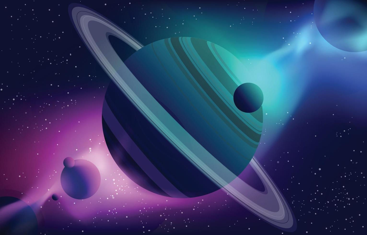 Wallpaper #CGc6B5MBSpphPi3-I8U683 Realistic Planet and Space Scene Background 2836795 Vector Art at Vecteezy