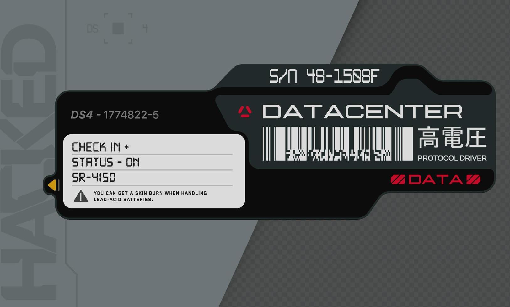 Wallpaper #IwNKY5MBpyOg8YnEldVx29 Cyberpunk Decal Vector Sticker Label in Futuristic Style