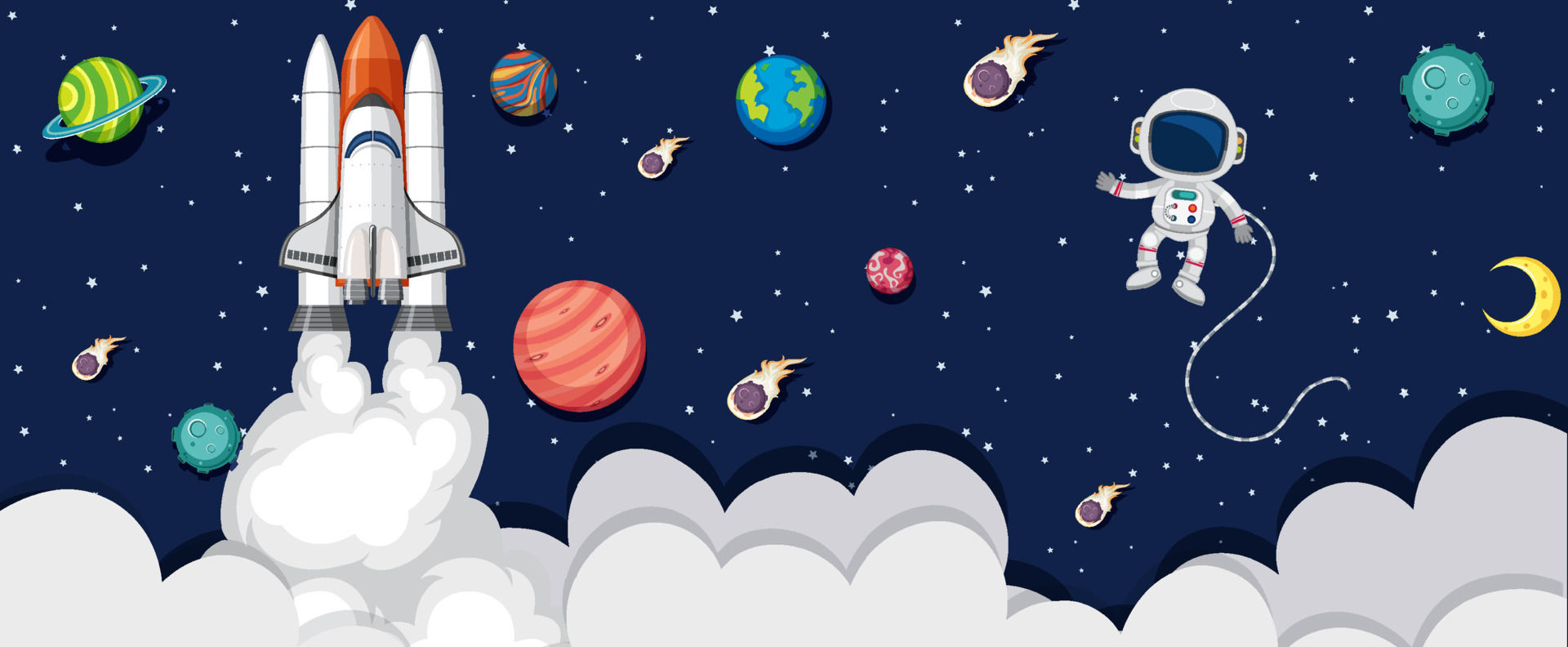 Wallpaper #CGc6B5MBSpphPi3-I8U649 Cartoon Space Background Vector Art Icons and Graphics for Free Download