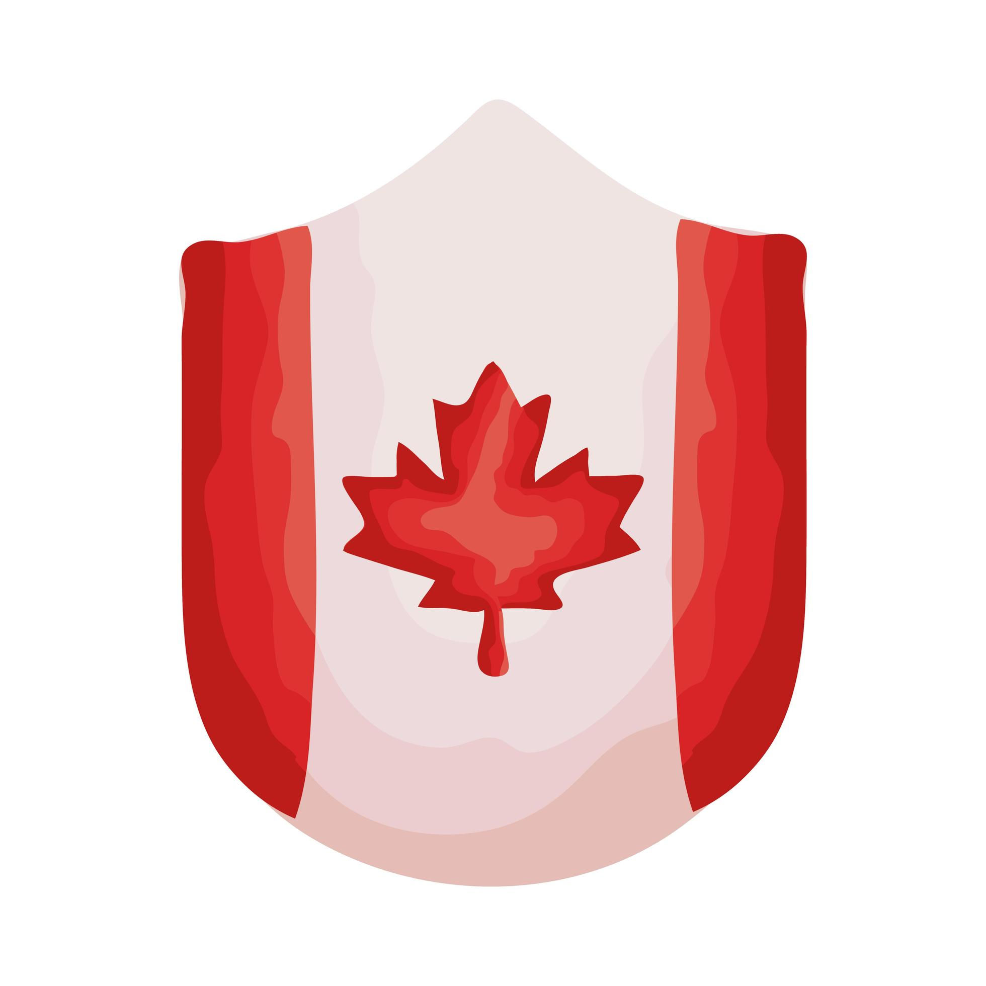 Wallpaper #yDEUNpMB5zzyi_yYZFhW237 Shield with Canada Flag Flat Style 2457069 Vector Art at Vecteezy