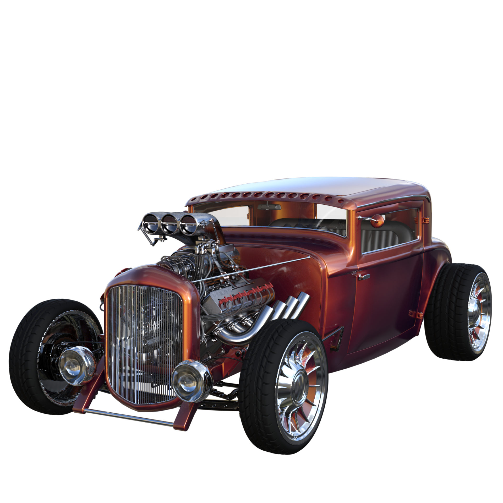 Wallpaper #Y-qvVpMBlwTYPL18qRCJ195 Hot Rod 3D Rendering 13210288 Png