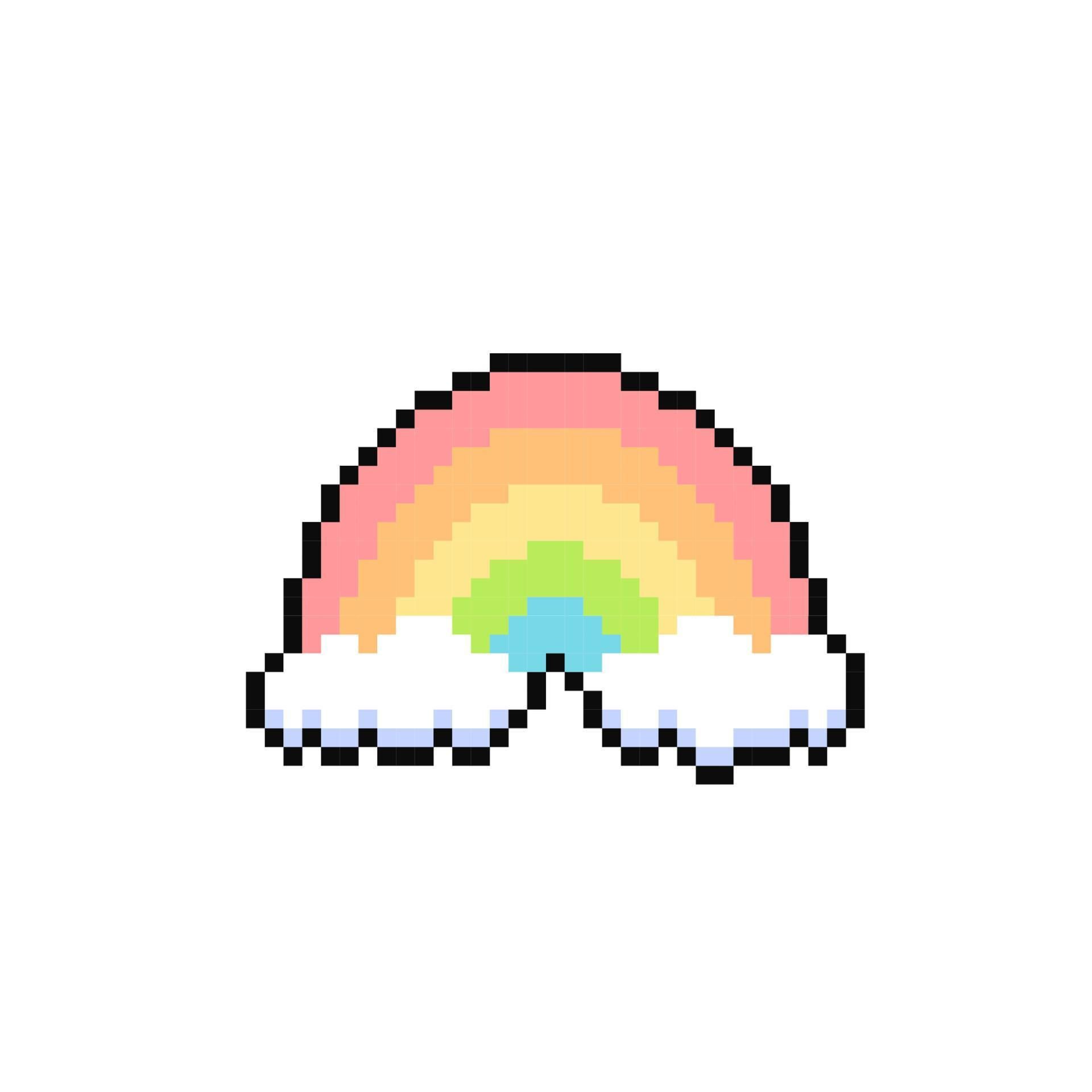 Wallpaper #_2eP9ZIBSpphPi3-1n_c244 Cute Rainbow with Clouds in Pixel Art Style 22276842 Vector Art at Vecteezy