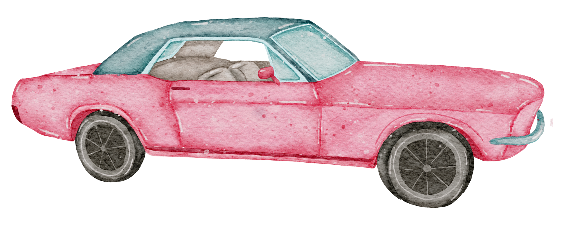 Wallpaper #TmhTI5MBSpphPi3-DjWF297 Valentine Pink Car Watercolor 10218014 Png