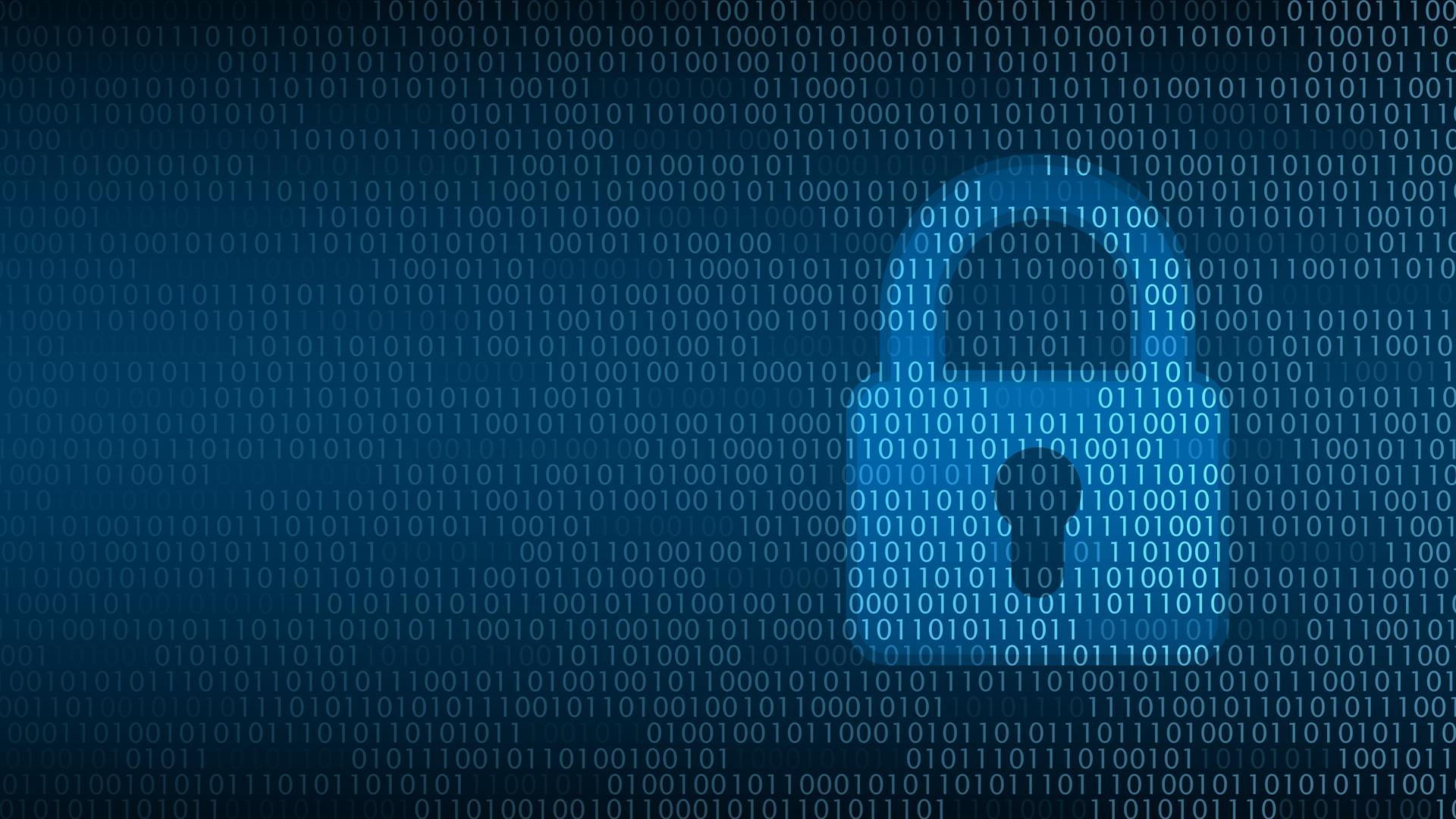 Wallpaper #C0BUMZMBJhL2WPbaUcZw66 Cyber Technology Security Lock on Digital Screen Network Protection
