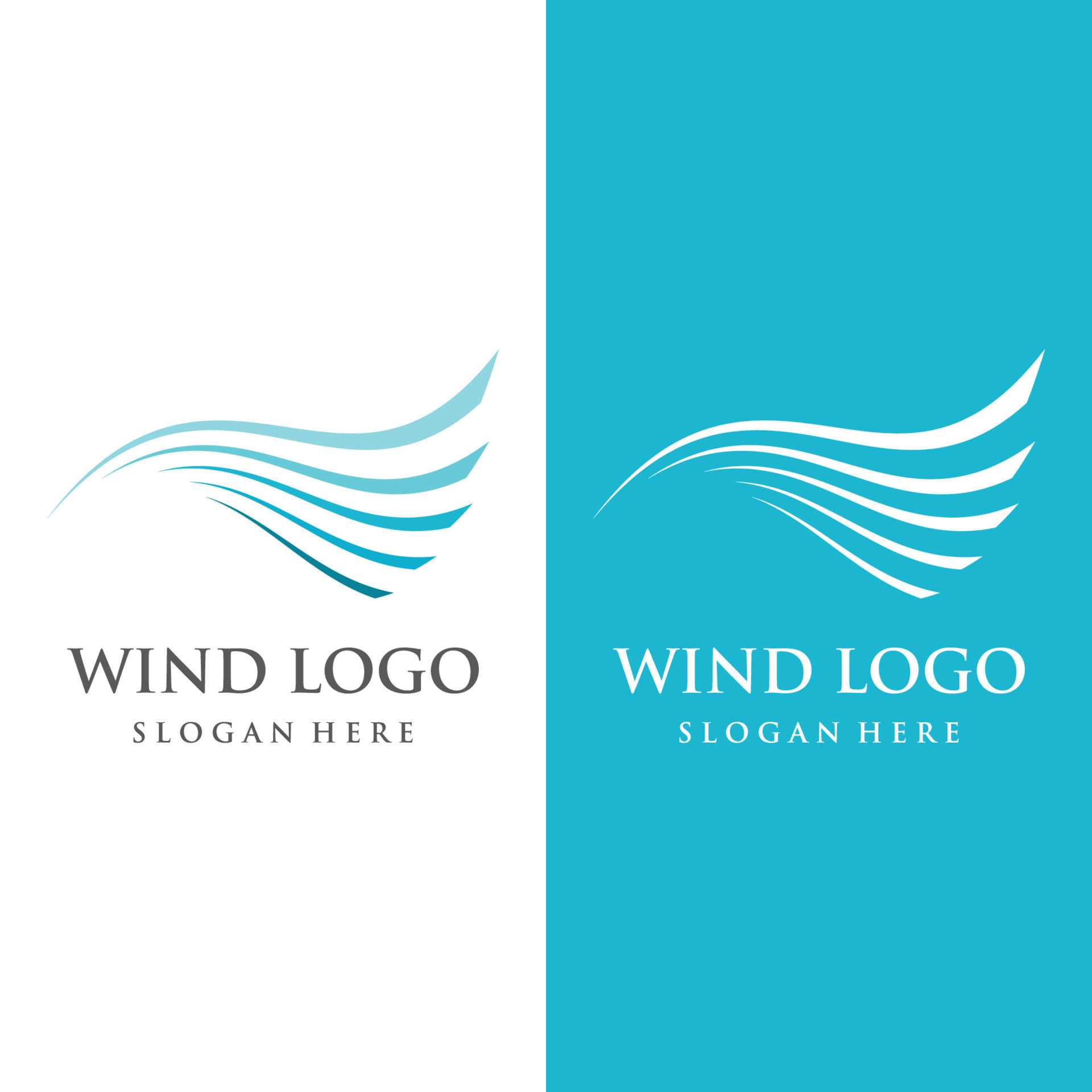 Wallpaper #uGdr8ZIBSpphPi3-MmsY194 Logo Design Template Wave Element Creative Wind or Airlogo for