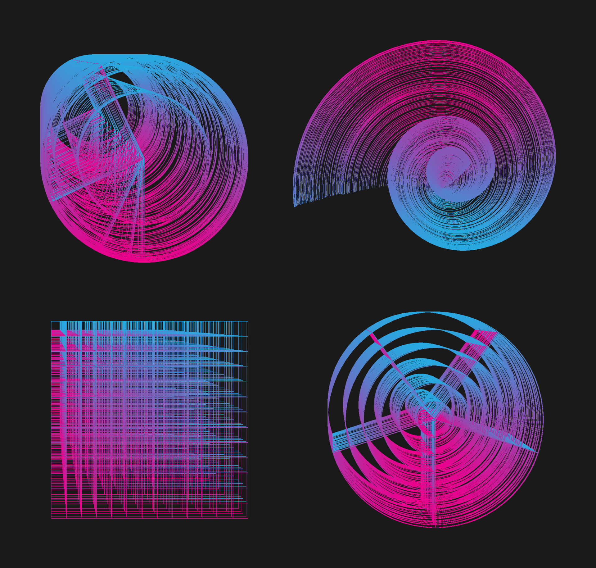 Wallpaper #QIf_MZMBPAdmKxa2_2NZ178 Wave Retro Punk Design Elements Set Technology Round on Black