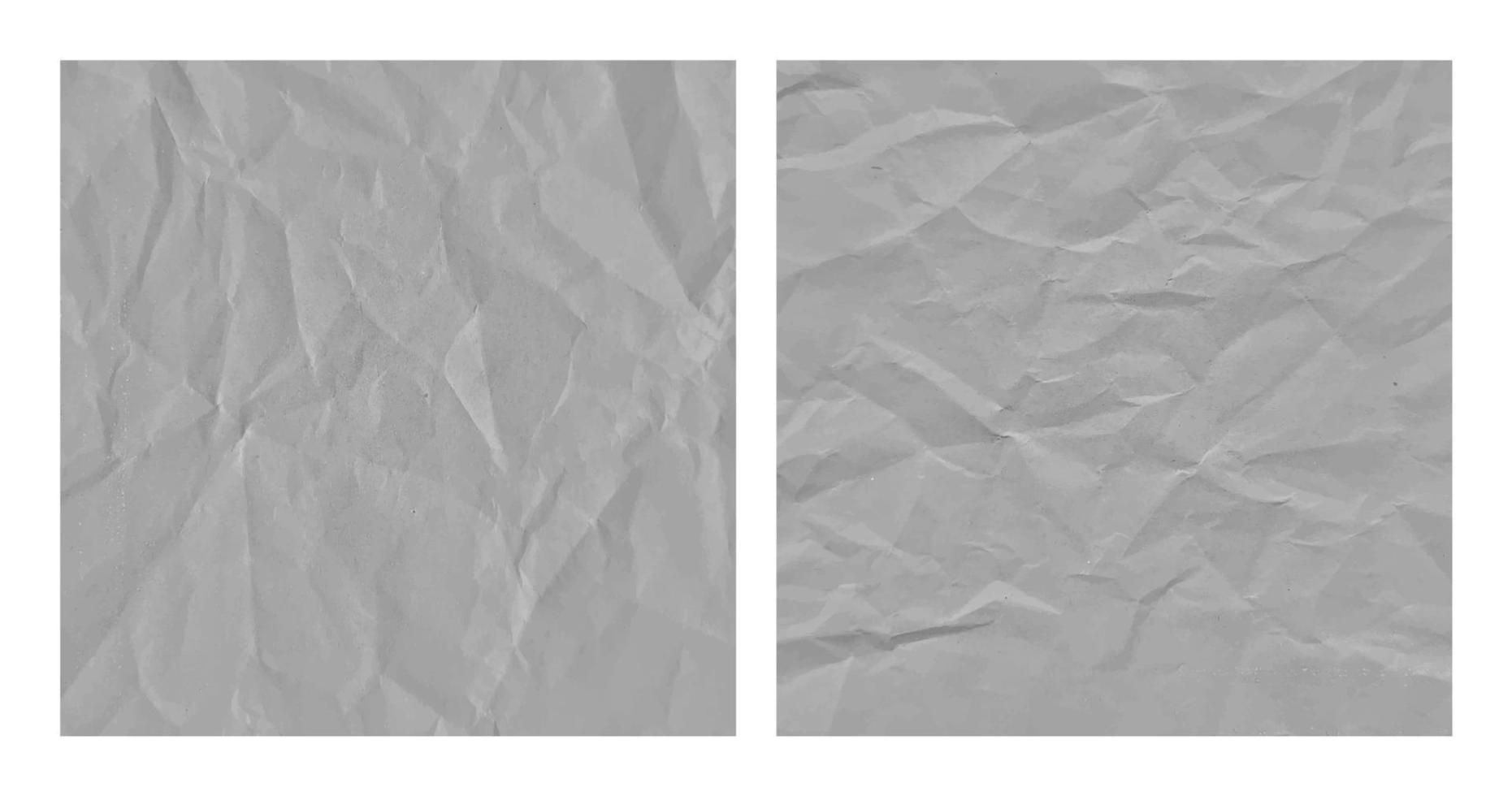 Wallpaper #QBpDTpMB1yWOL4qgkX2Z74 Realistic Crumpled Gray Paper Texture Background Set 3450338 Vector Art