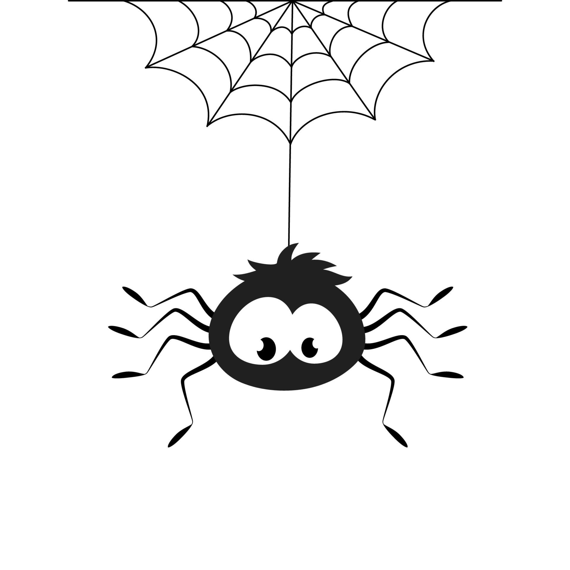 Wallpaper #aRnOEo8BtGB6xQ786WQF1 Cute Cartoon Spider on Web