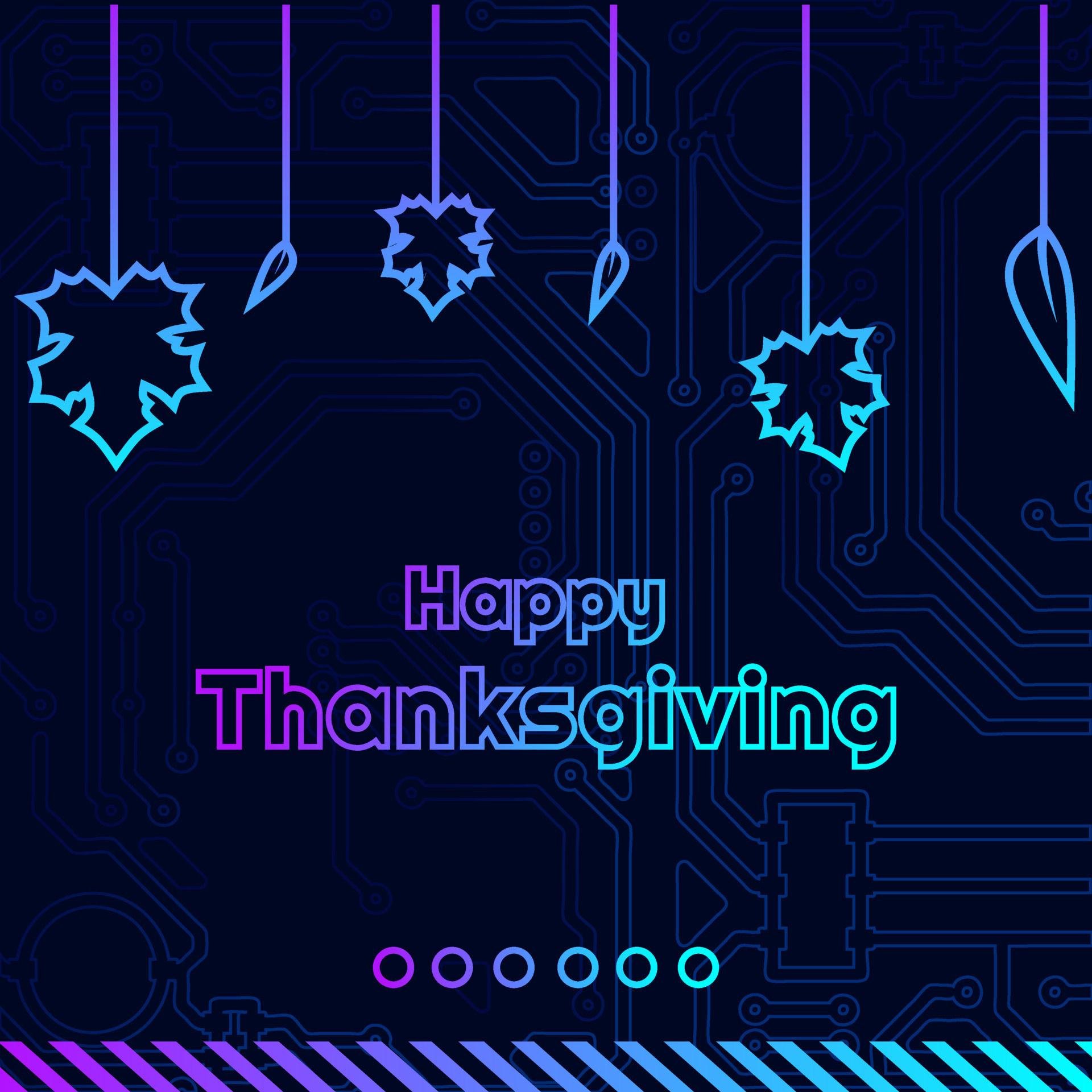 Wallpaper #MGdF-JIBSpphPi3-LInZ272 Thanksgiving Cyberpunk Design with Dark Background Abstract Technology